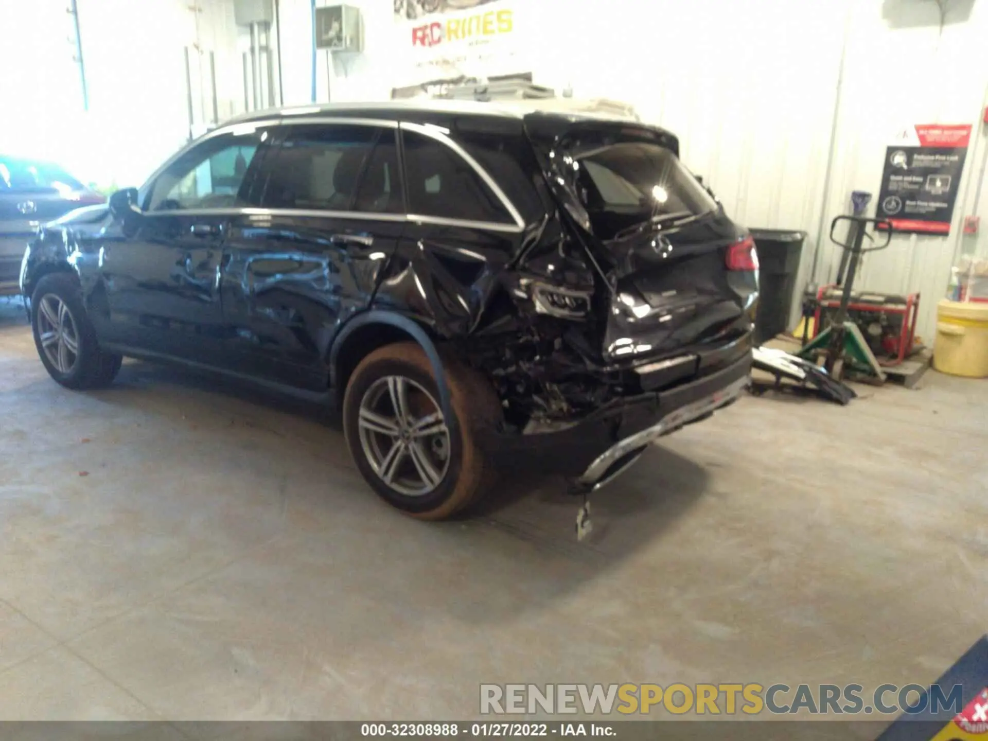 3 fotografías del automóvil dañado W1N0G8DB4MF908906 MERCEDES-BENZ GLC 2021