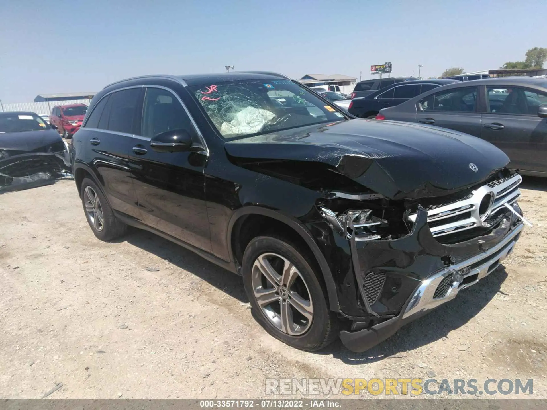 1 fotografías del automóvil dañado W1N0G8DB4MV279900 MERCEDES-BENZ GLC 2021