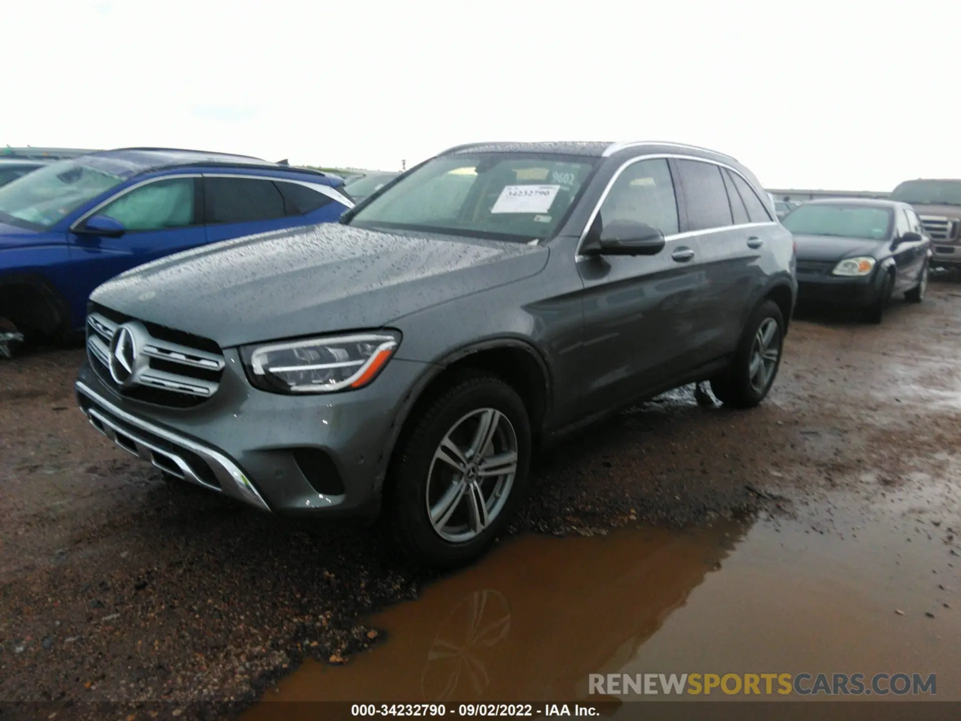 2 fotografías del automóvil dañado W1N0G8DB5MV272860 MERCEDES-BENZ GLC 2021