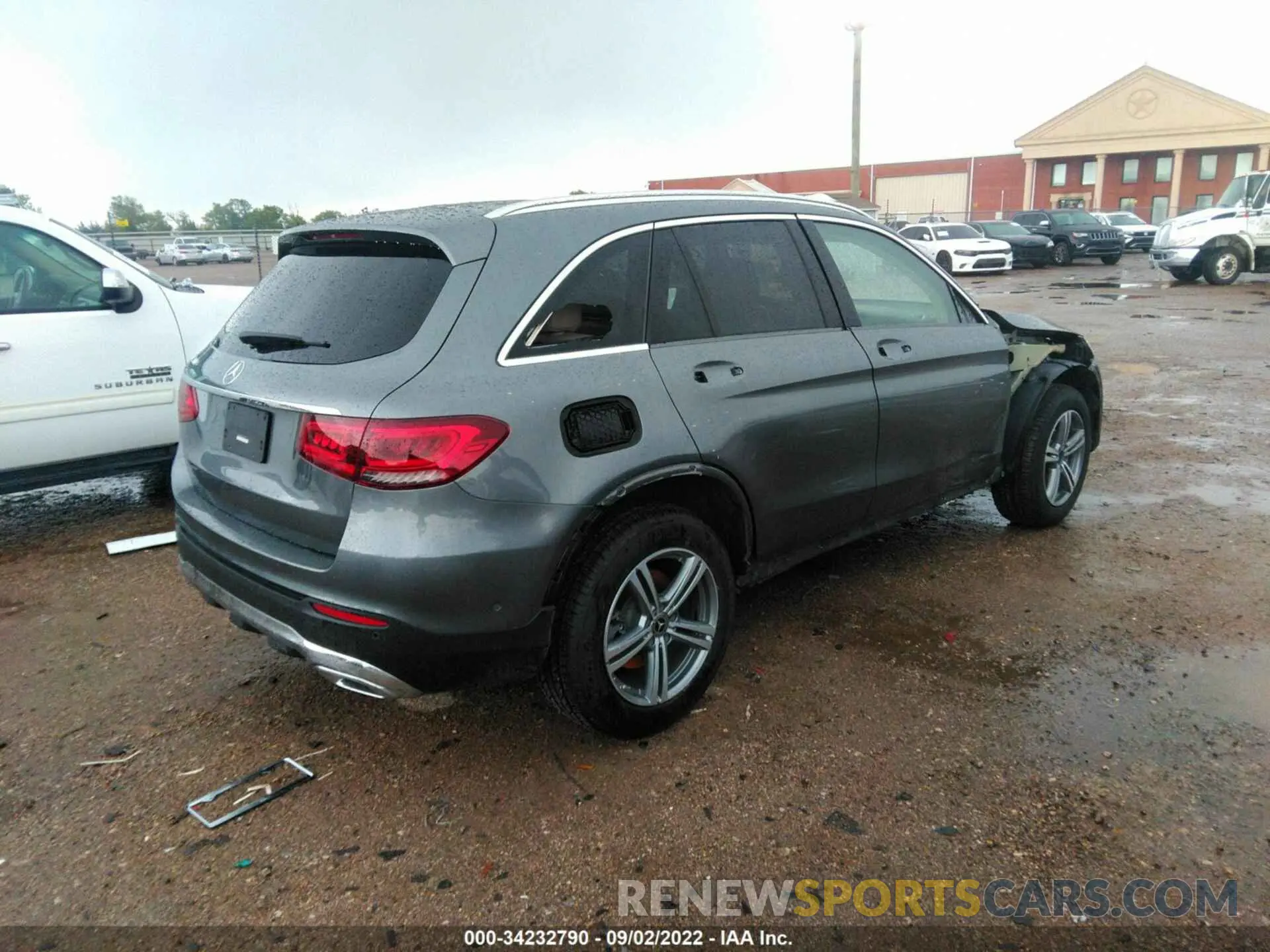 4 fotografías del automóvil dañado W1N0G8DB5MV272860 MERCEDES-BENZ GLC 2021