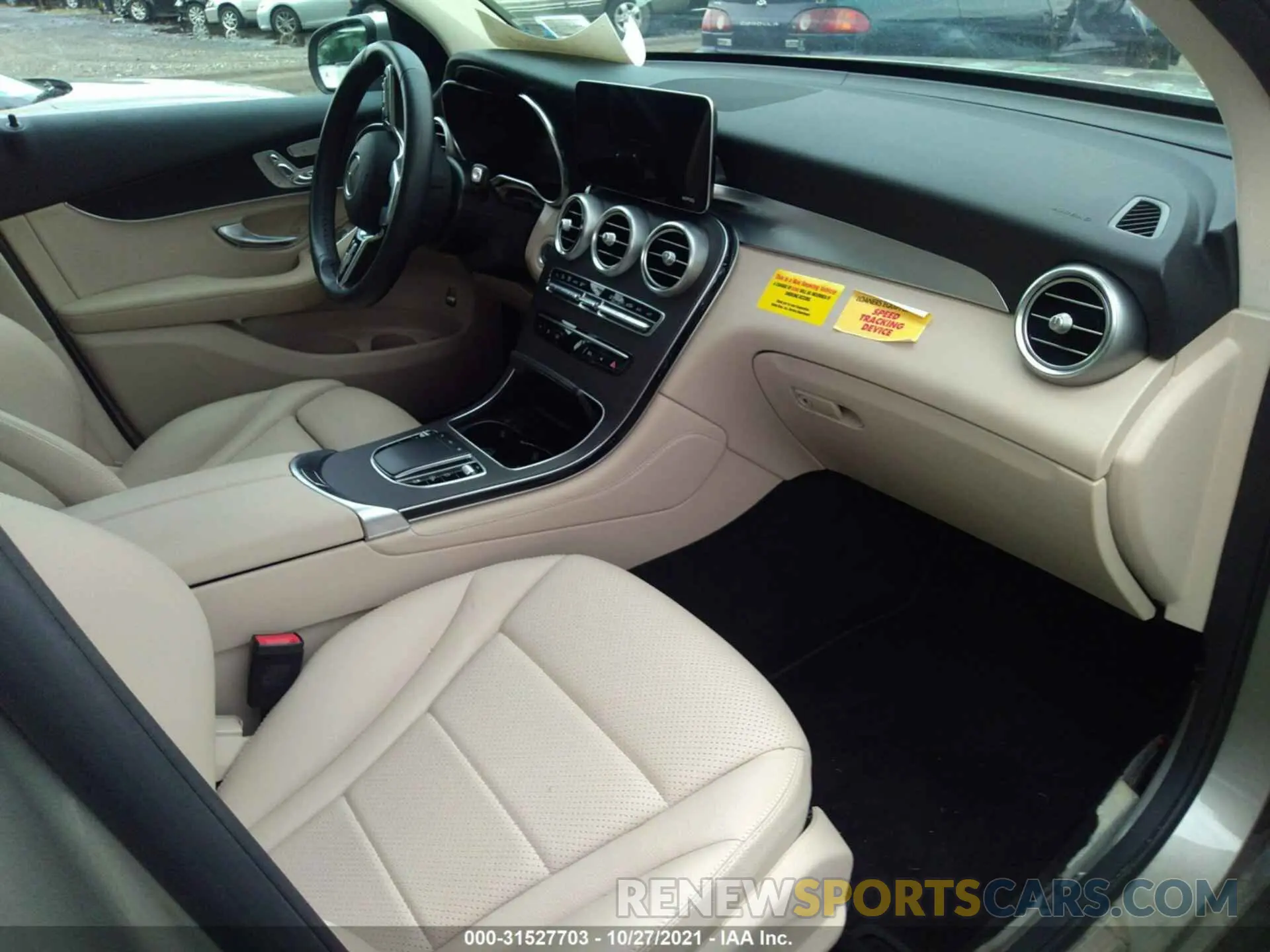5 fotografías del automóvil dañado W1N0G8EB1MF872140 MERCEDES-BENZ GLC 2021