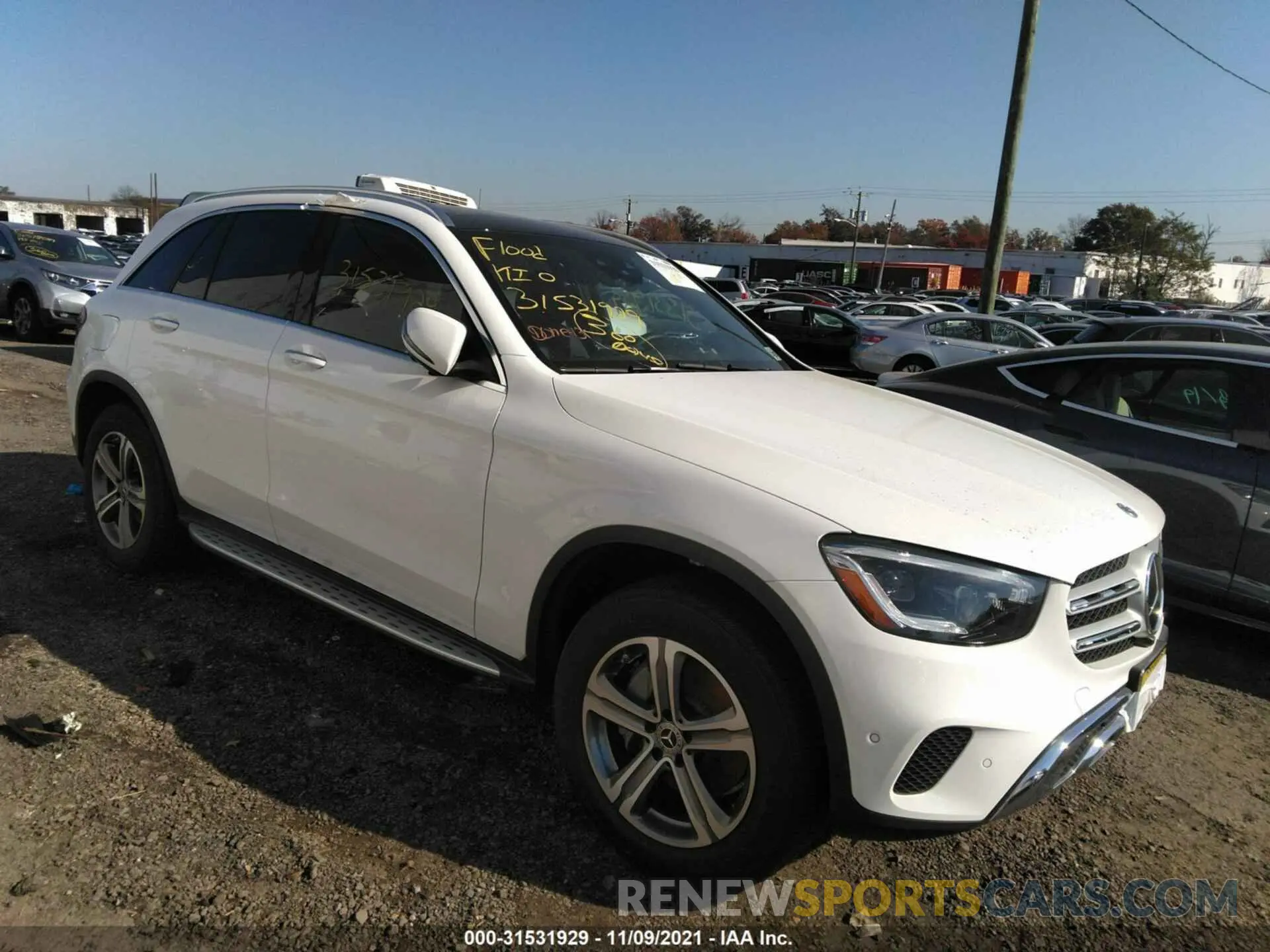 1 fotografías del automóvil dañado W1N0G8EB2MF890730 MERCEDES-BENZ GLC 2021