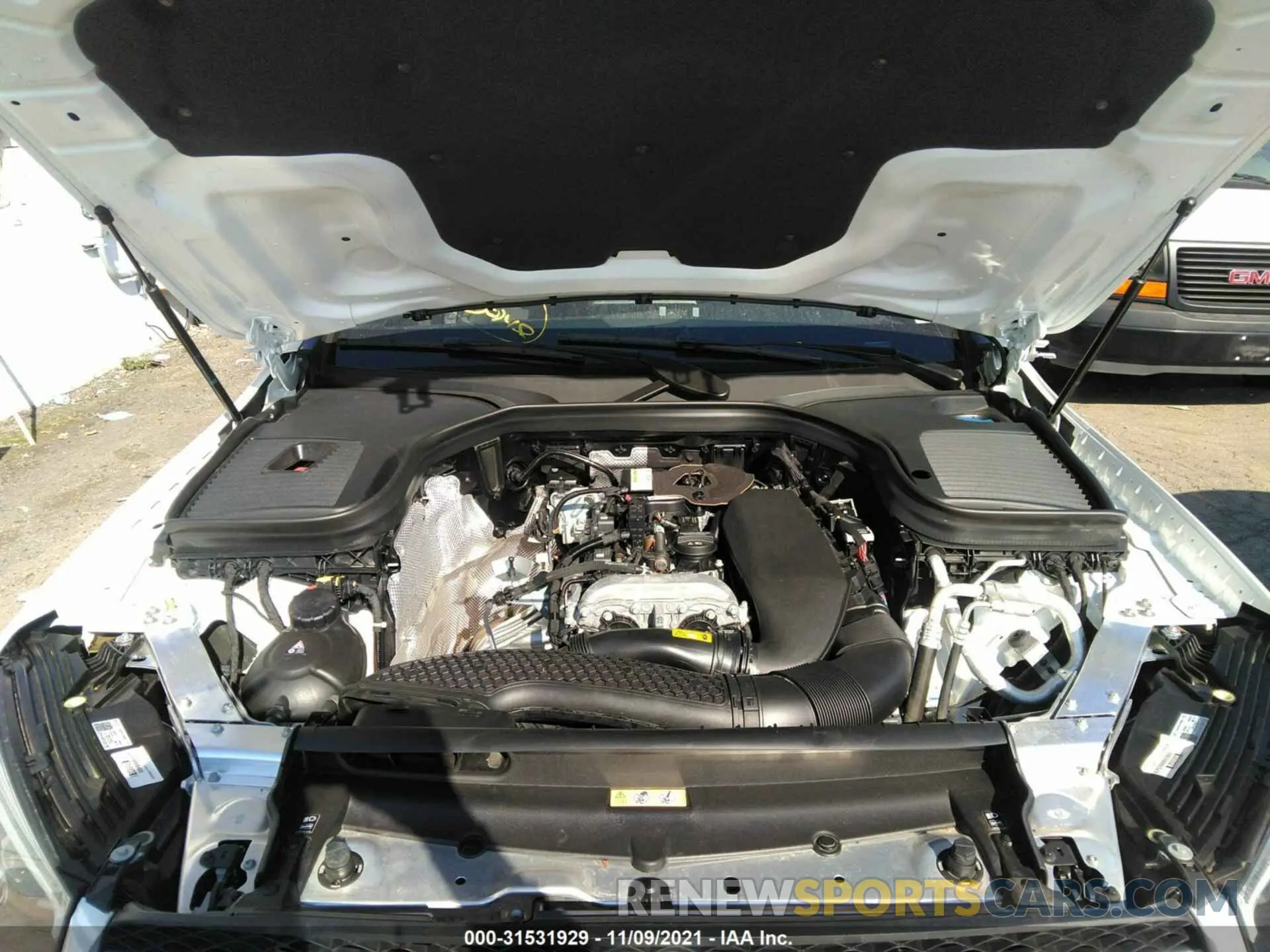 10 fotografías del automóvil dañado W1N0G8EB2MF890730 MERCEDES-BENZ GLC 2021