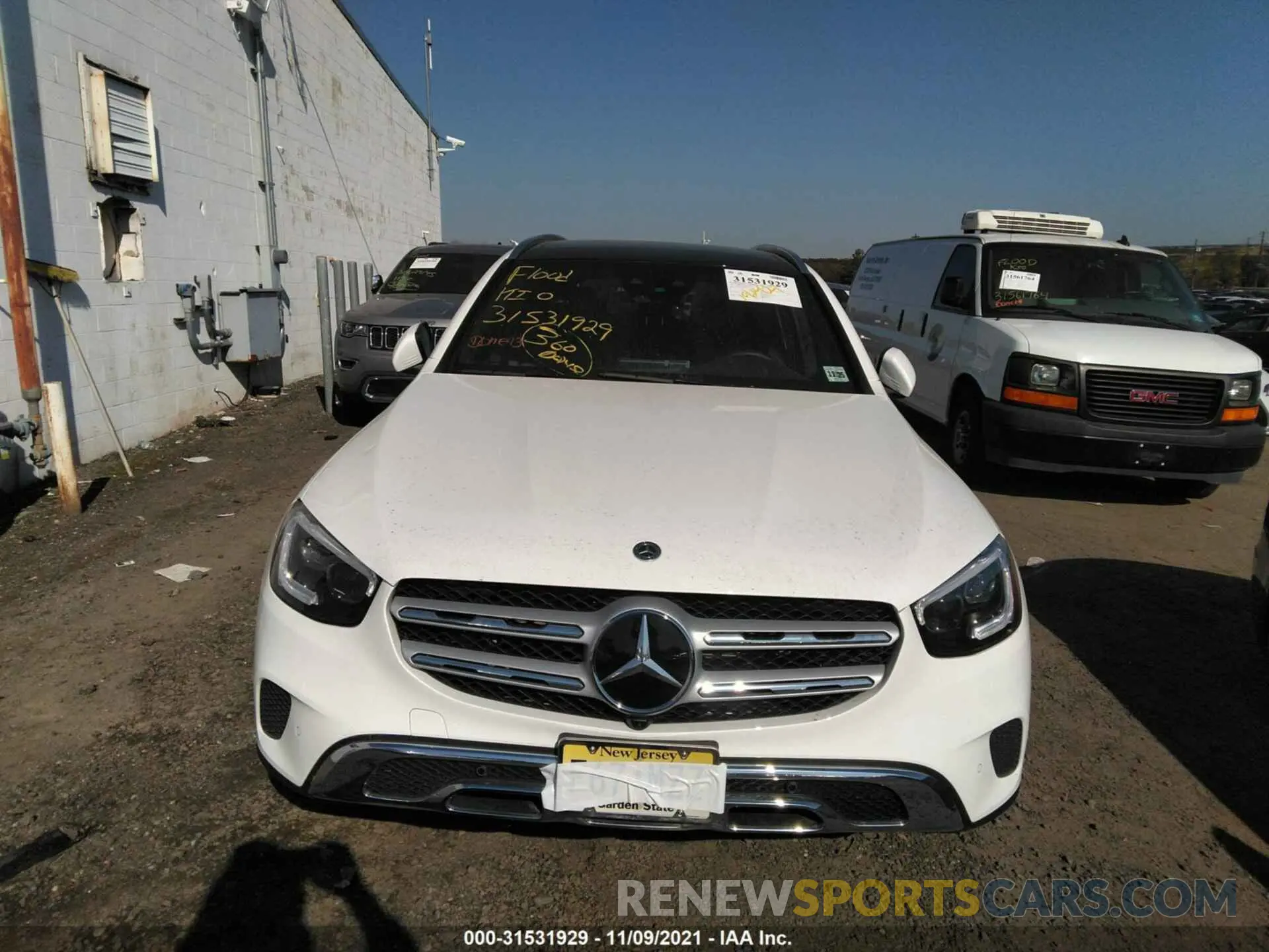 6 fotografías del automóvil dañado W1N0G8EB2MF890730 MERCEDES-BENZ GLC 2021