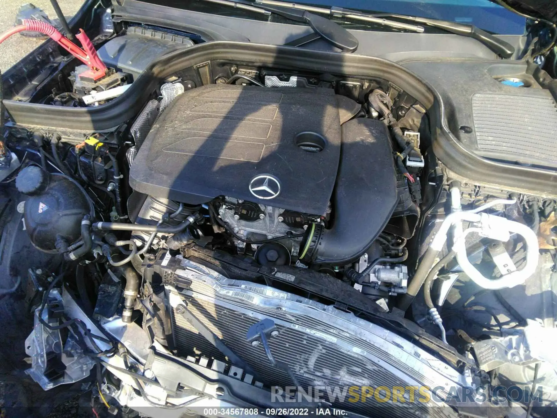 10 fotografías del automóvil dañado W1N0G8EB2MF907641 MERCEDES-BENZ GLC 2021