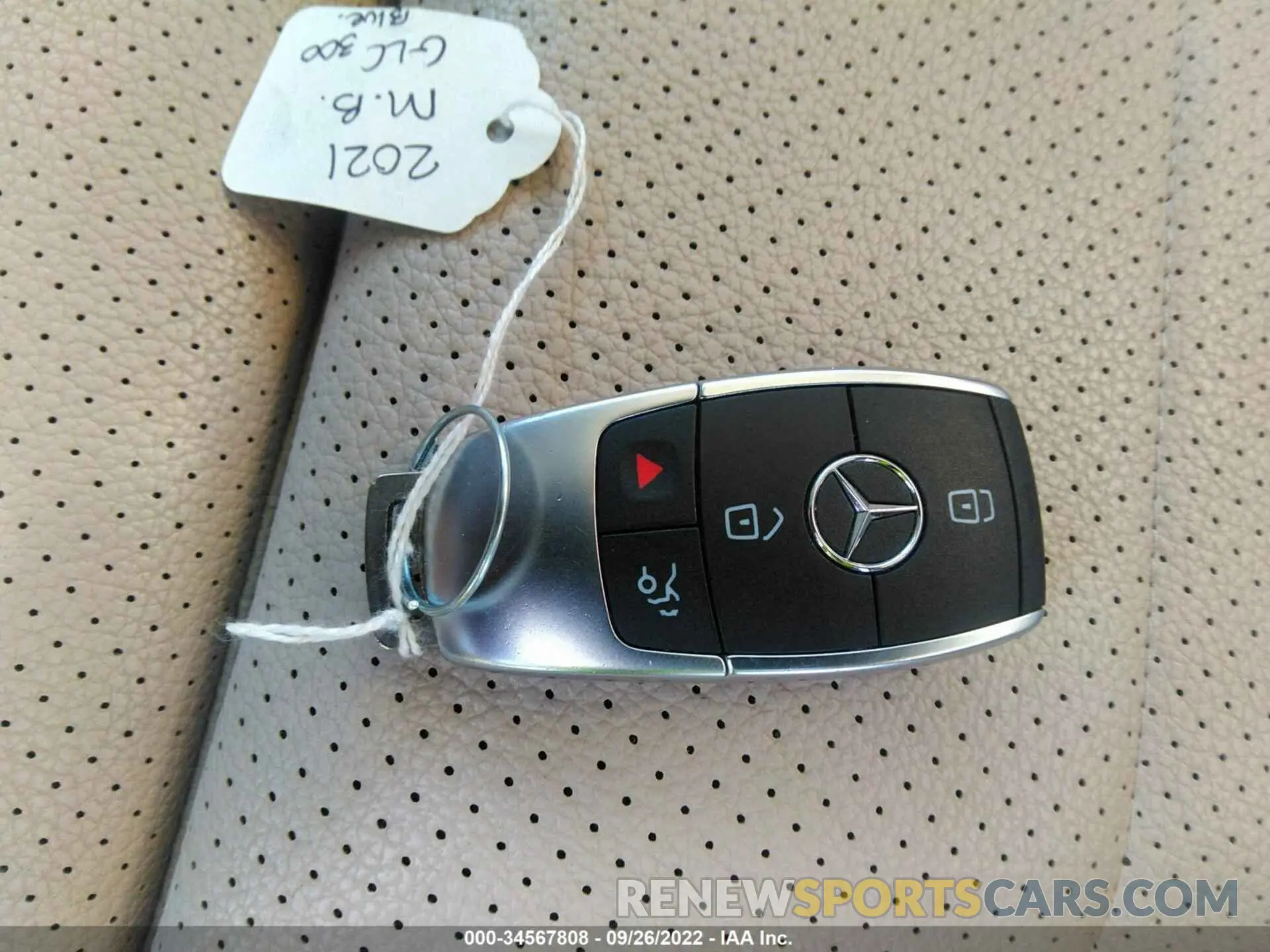 11 fotografías del automóvil dañado W1N0G8EB2MF907641 MERCEDES-BENZ GLC 2021