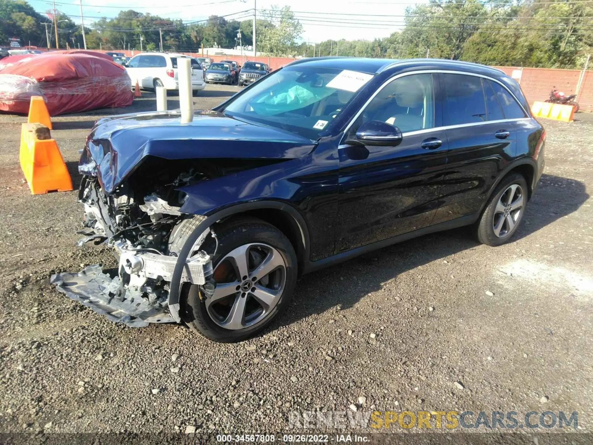 2 fotografías del automóvil dañado W1N0G8EB2MF907641 MERCEDES-BENZ GLC 2021