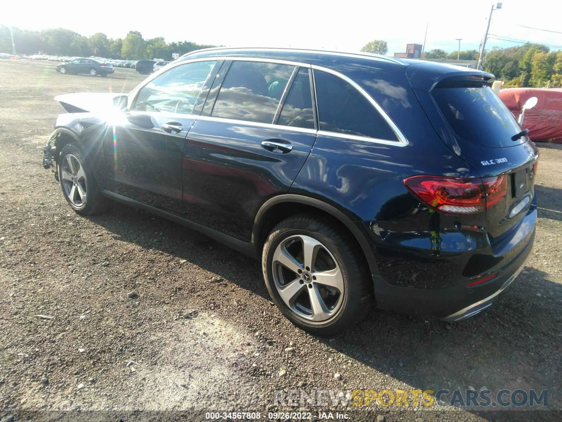 3 fotografías del automóvil dañado W1N0G8EB2MF907641 MERCEDES-BENZ GLC 2021