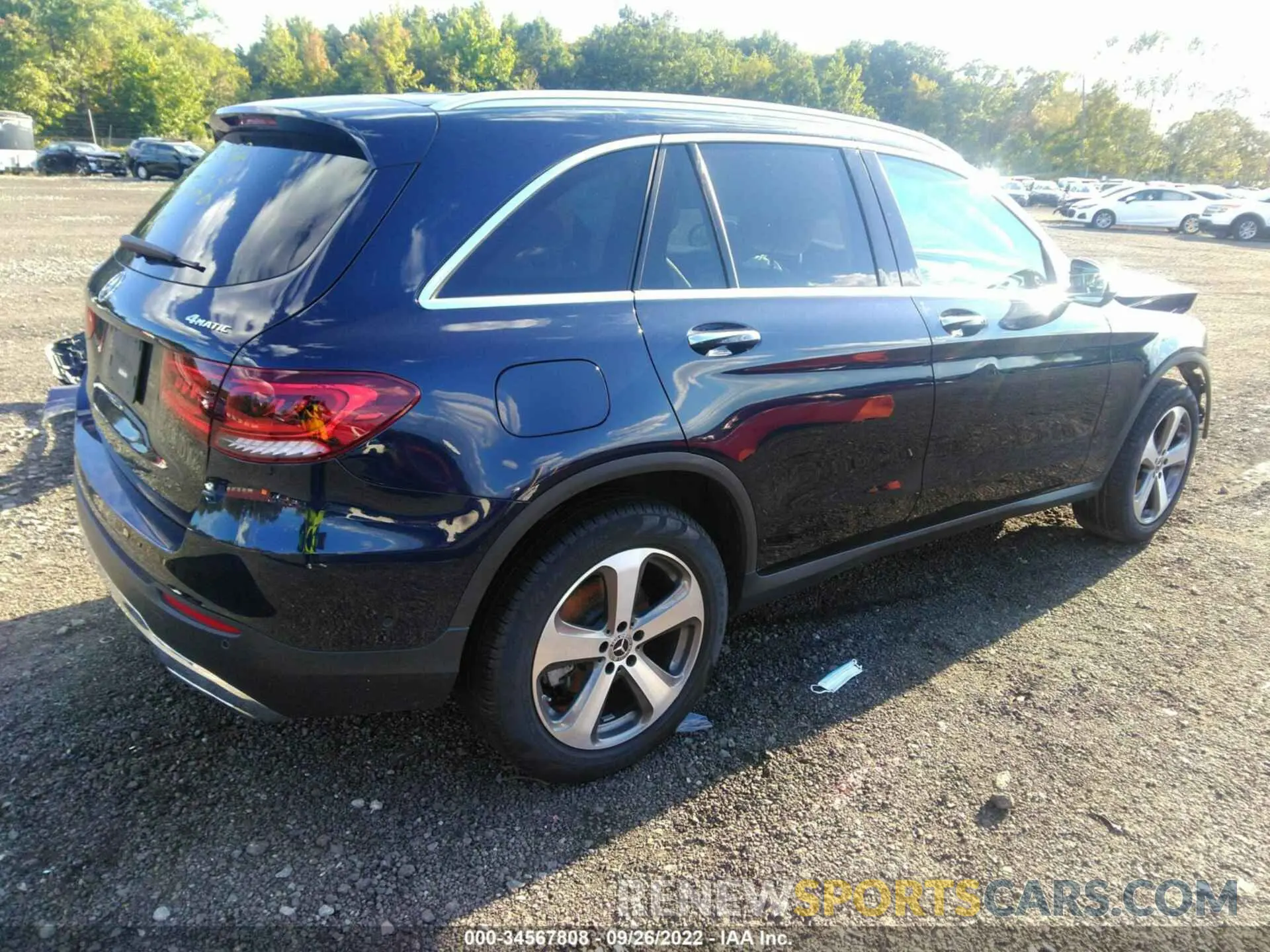 4 fotografías del automóvil dañado W1N0G8EB2MF907641 MERCEDES-BENZ GLC 2021