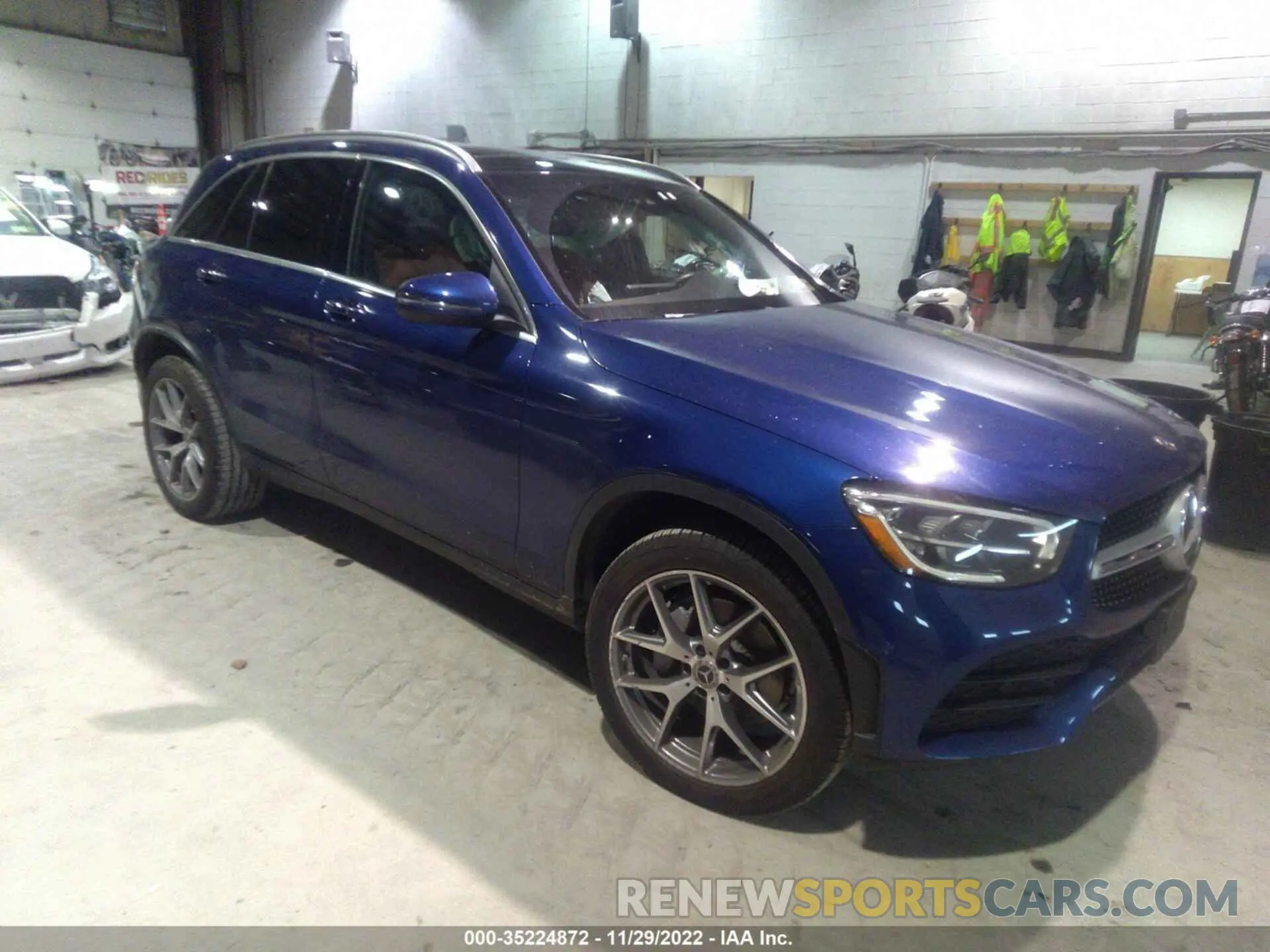 1 fotografías del automóvil dañado W1N0G8EB5MV284859 MERCEDES-BENZ GLC 2021