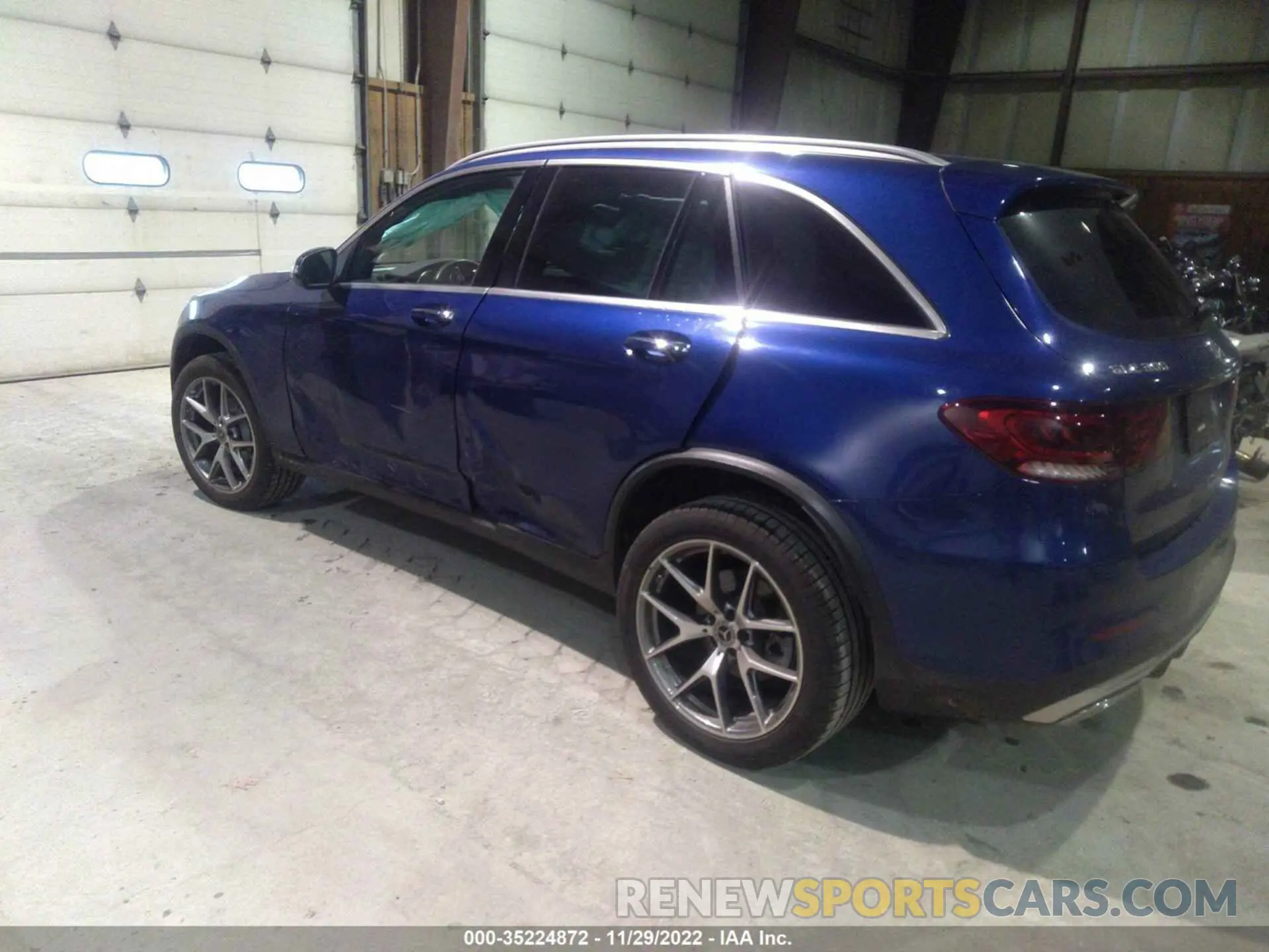 3 fotografías del automóvil dañado W1N0G8EB5MV284859 MERCEDES-BENZ GLC 2021