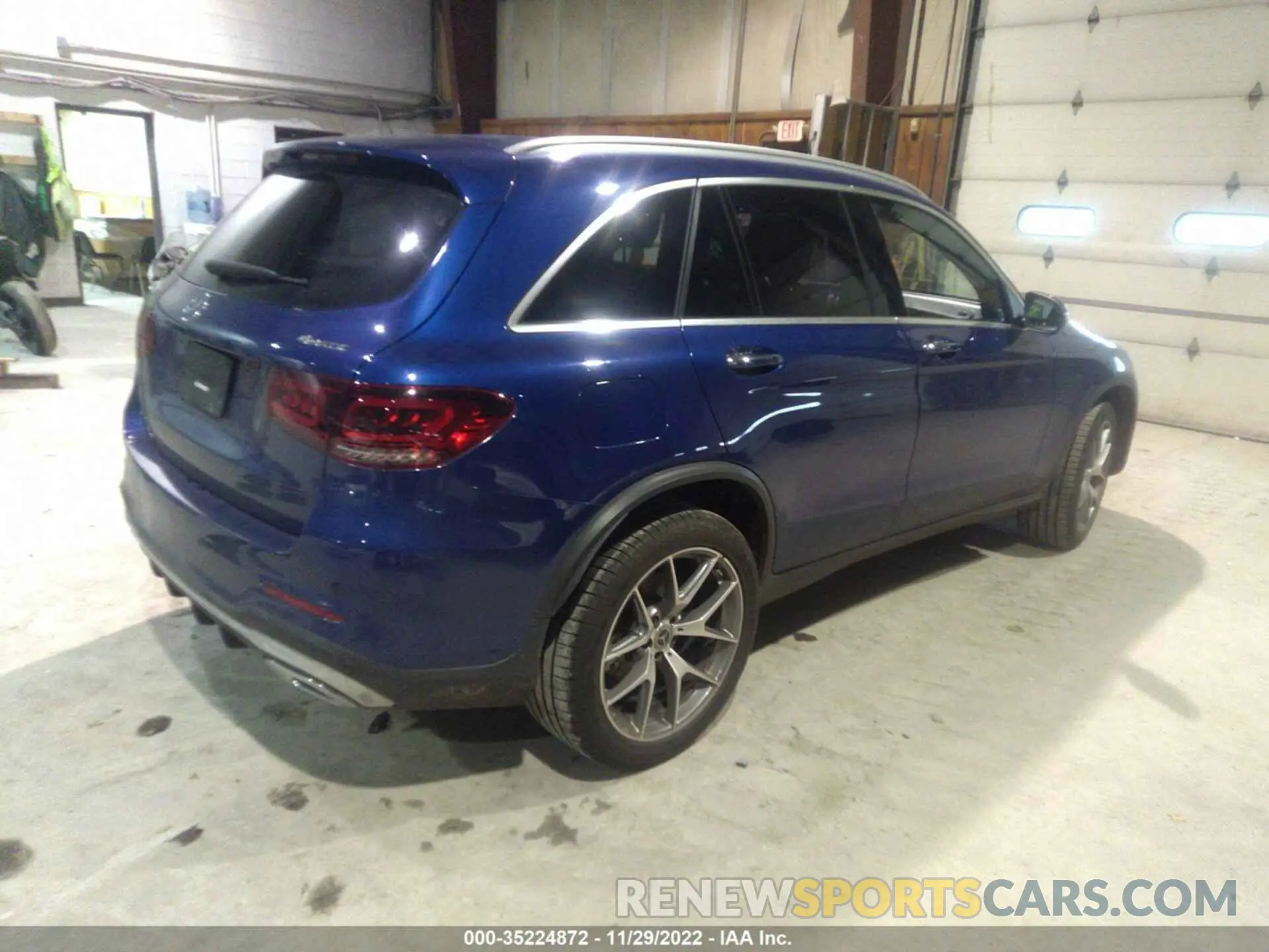 4 fotografías del automóvil dañado W1N0G8EB5MV284859 MERCEDES-BENZ GLC 2021