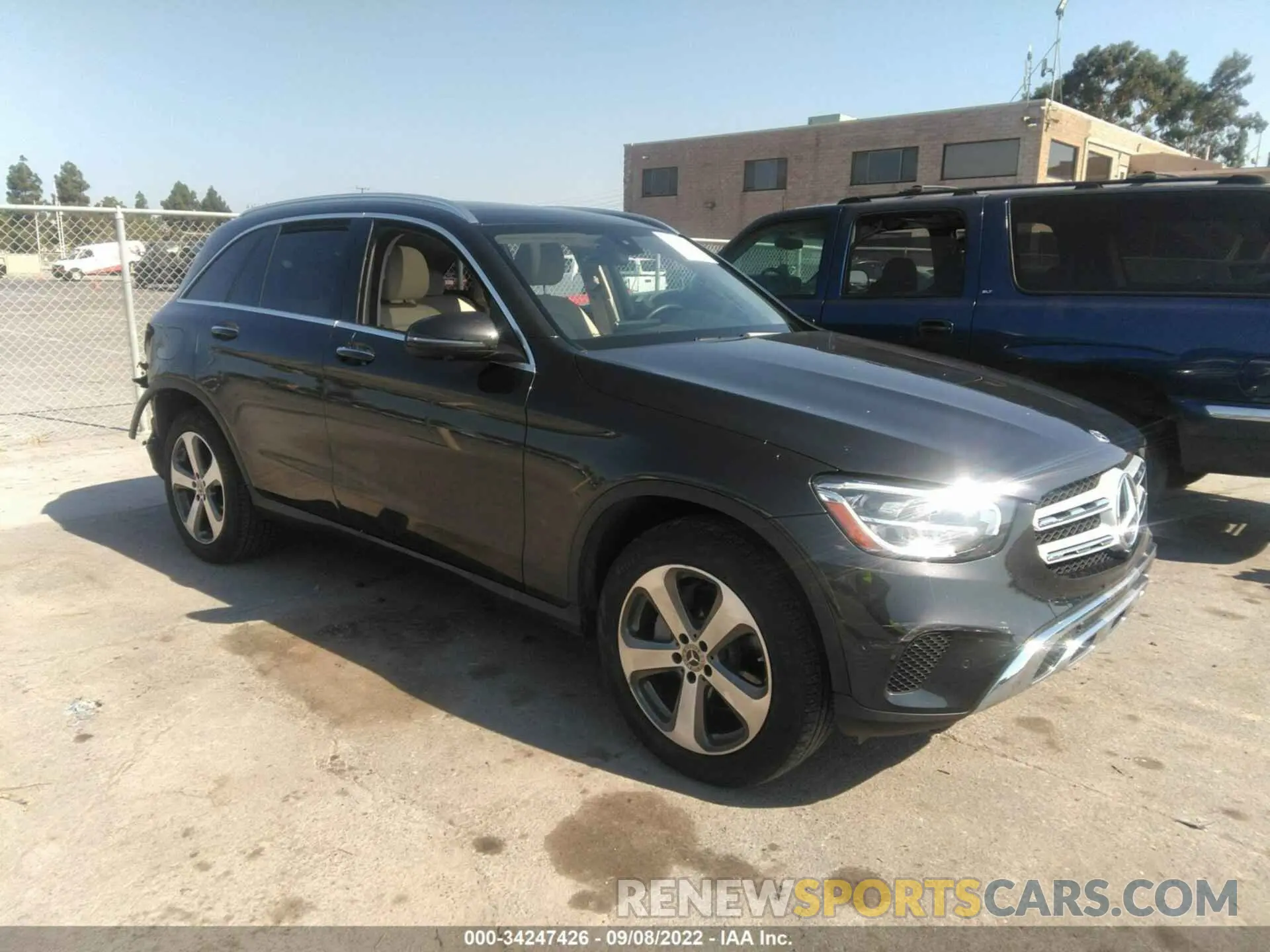 1 fotografías del automóvil dañado W1N0G8EB7MF899469 MERCEDES-BENZ GLC 2021