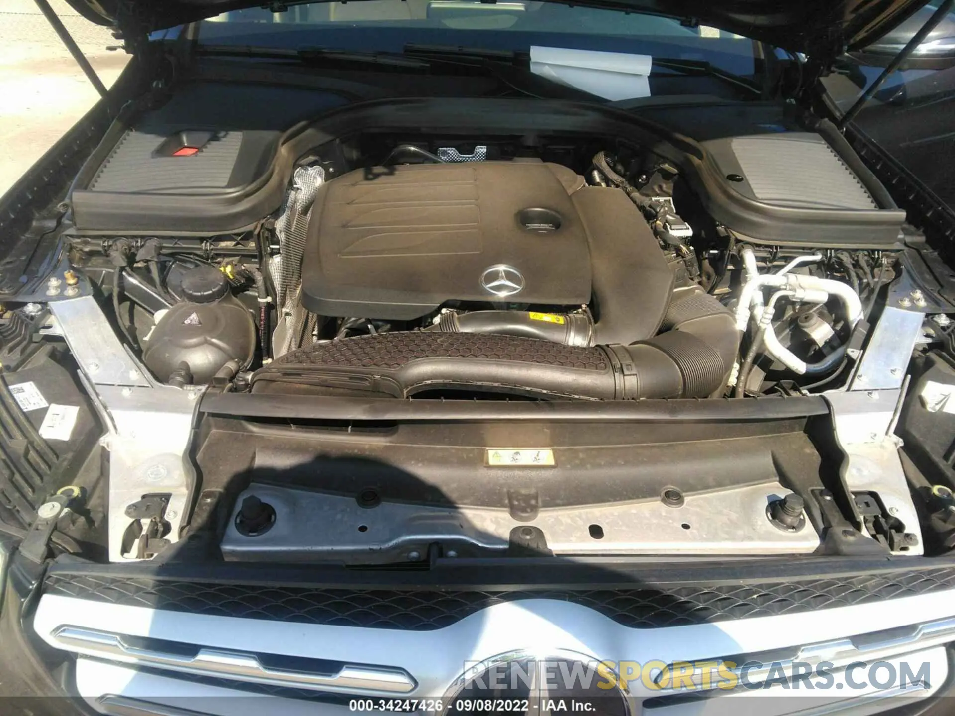 10 fotografías del automóvil dañado W1N0G8EB7MF899469 MERCEDES-BENZ GLC 2021