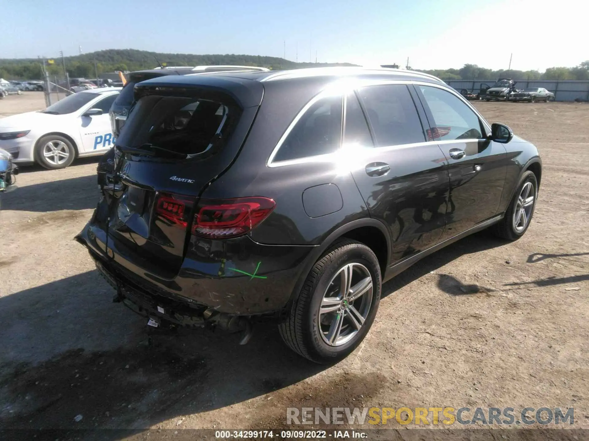 4 fotografías del automóvil dañado W1N0G8EB8MF907403 MERCEDES-BENZ GLC 2021