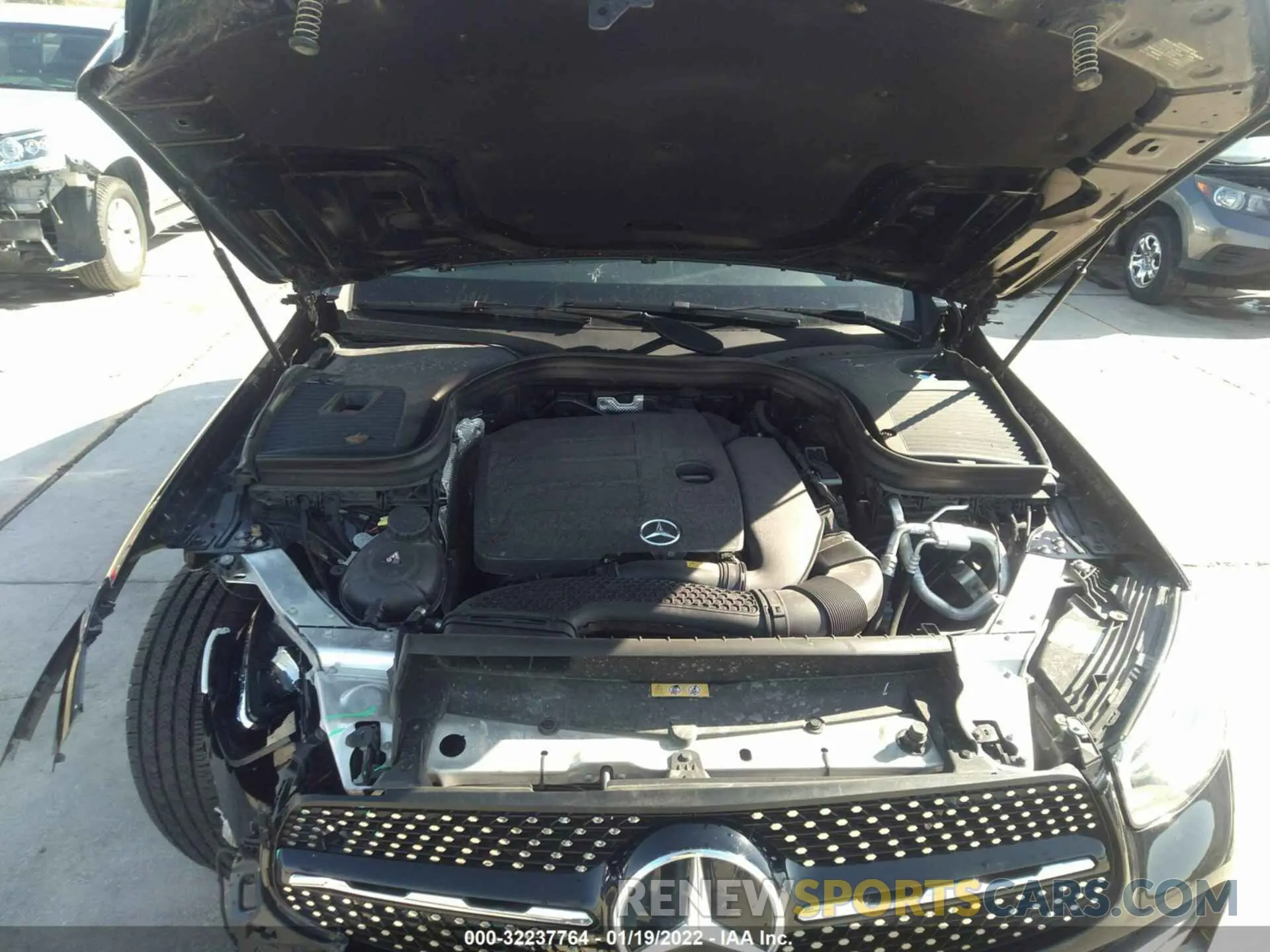 10 fotografías del automóvil dañado W1N0J8EB1MF944973 MERCEDES-BENZ GLC 2021