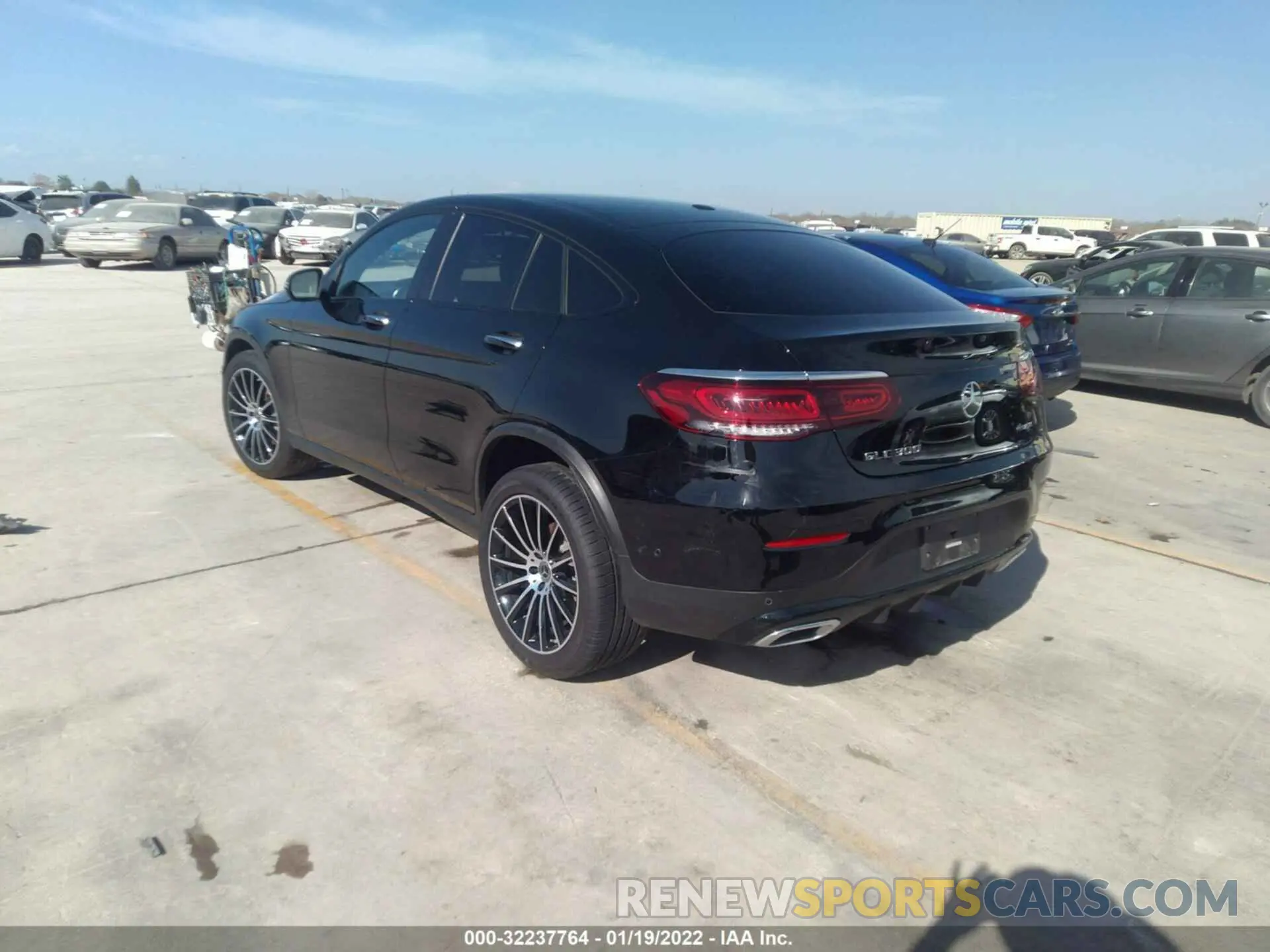 3 fotografías del automóvil dañado W1N0J8EB1MF944973 MERCEDES-BENZ GLC 2021
