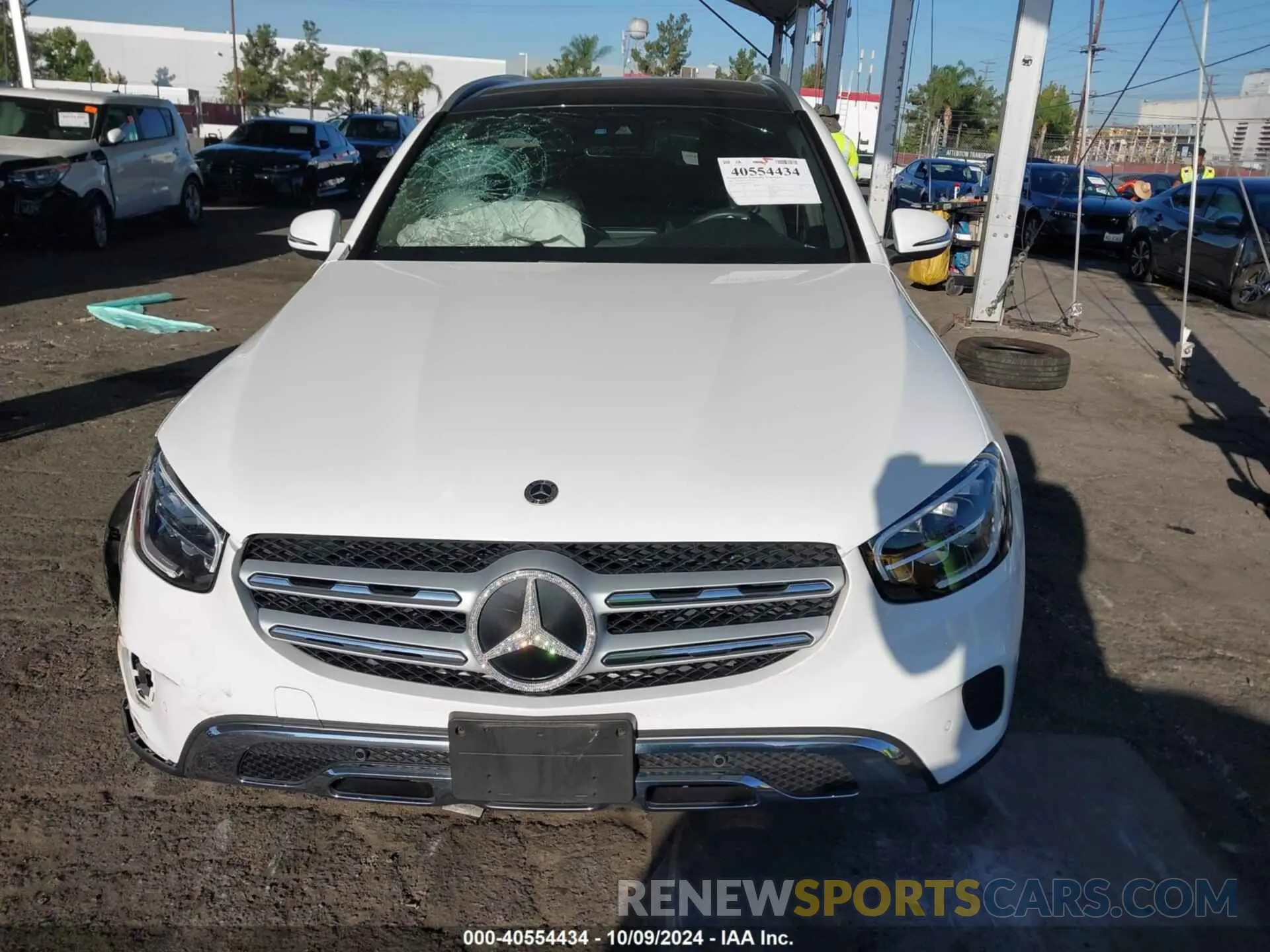 13 fotografías del automóvil dañado W1N0G8DB8NV378639 MERCEDES-BENZ GLC 2022