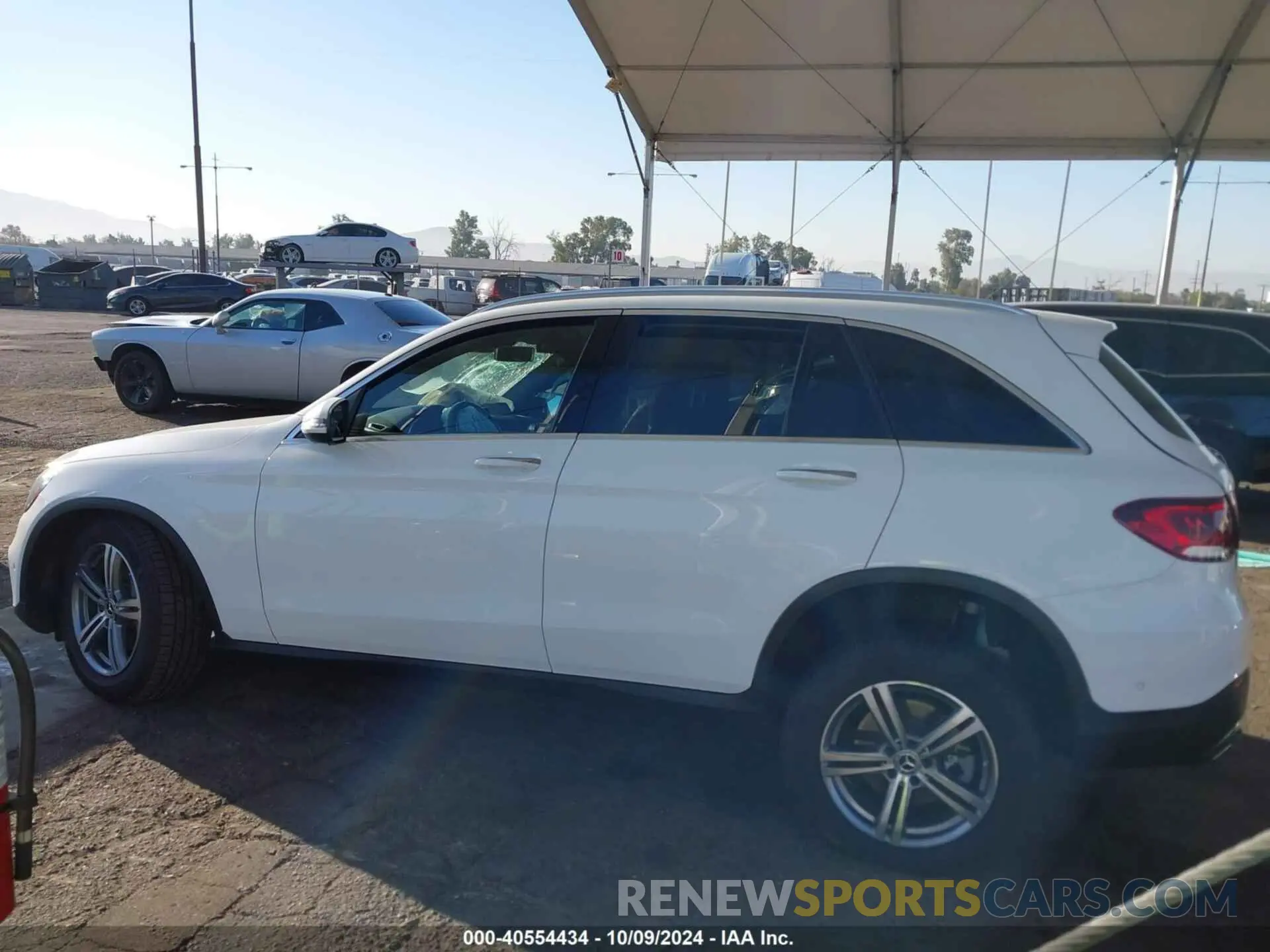 15 fotografías del automóvil dañado W1N0G8DB8NV378639 MERCEDES-BENZ GLC 2022