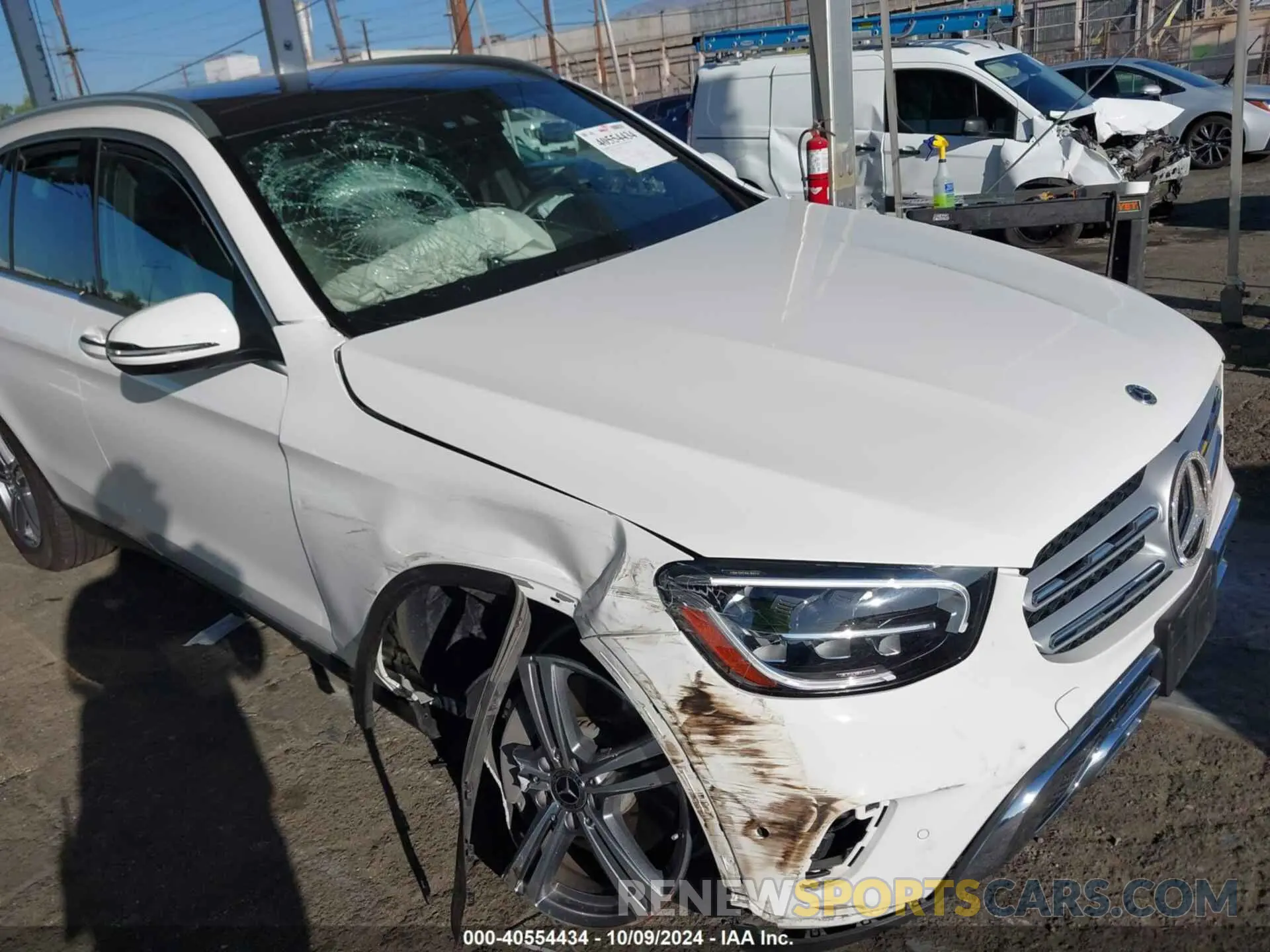 6 fotografías del automóvil dañado W1N0G8DB8NV378639 MERCEDES-BENZ GLC 2022