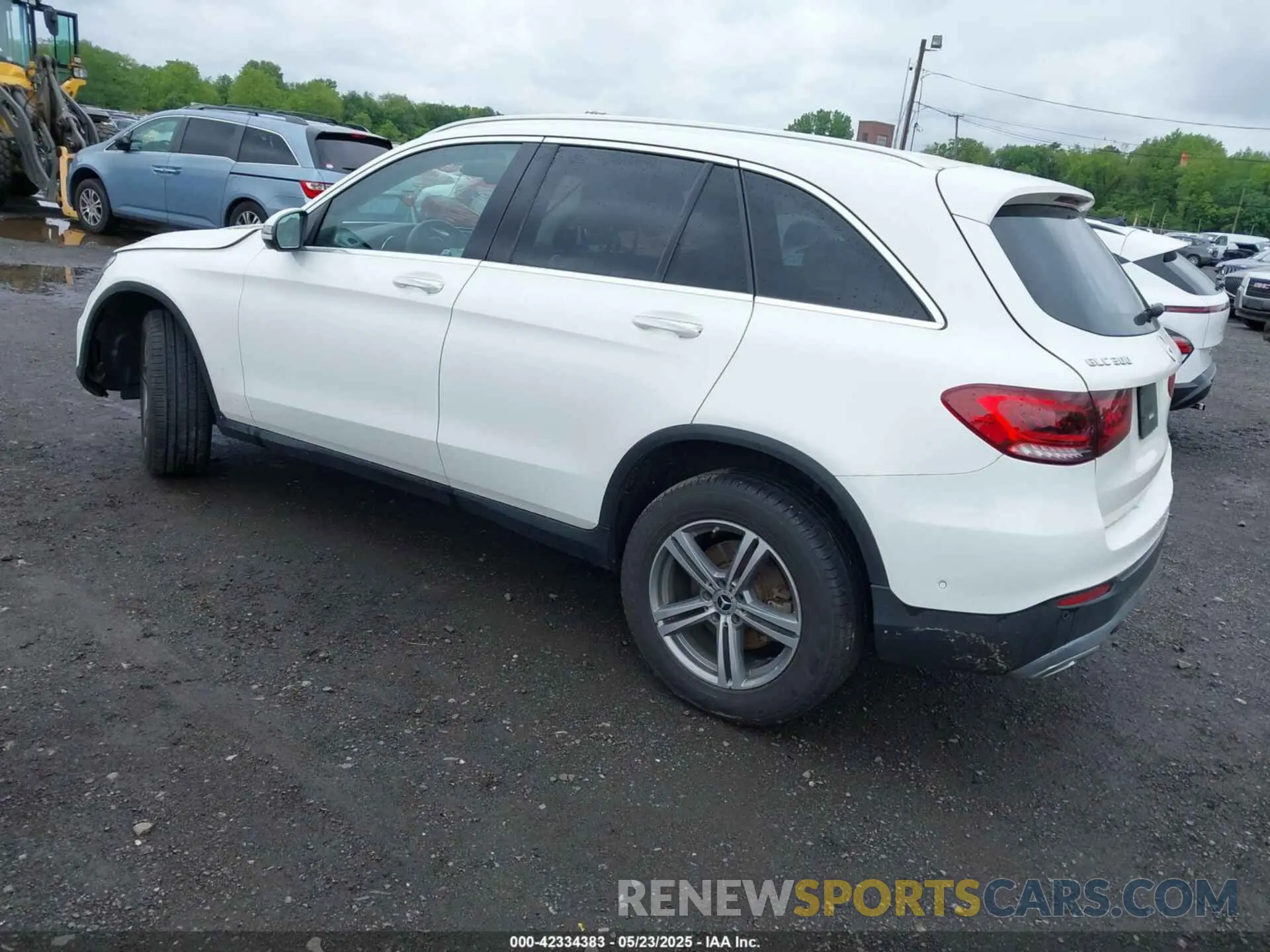3 fotografías del automóvil dañado W1N0G8EB4NV342798 MERCEDES-BENZ GLC 2022