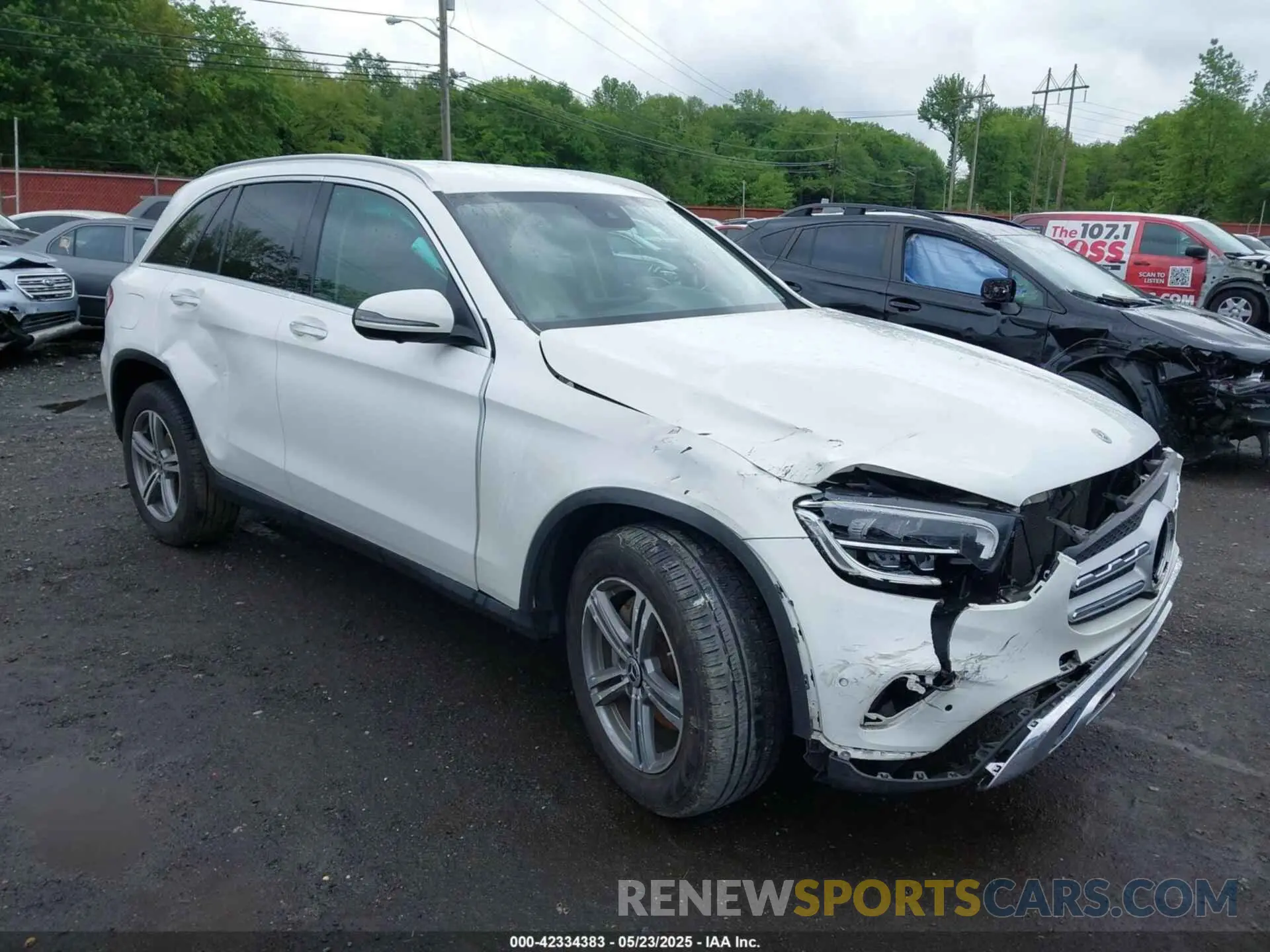 6 fotografías del automóvil dañado W1N0G8EB4NV342798 MERCEDES-BENZ GLC 2022