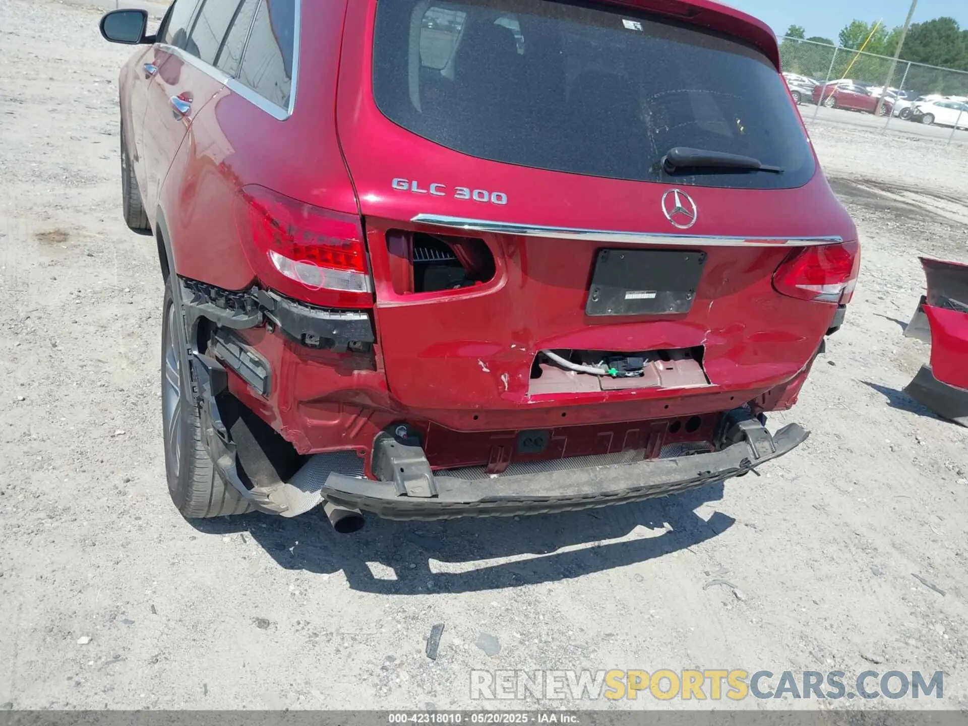 6 fotografías del automóvil dañado WDC0G4JB0KF657118 MERCEDES-BENZ GLC 300 2019