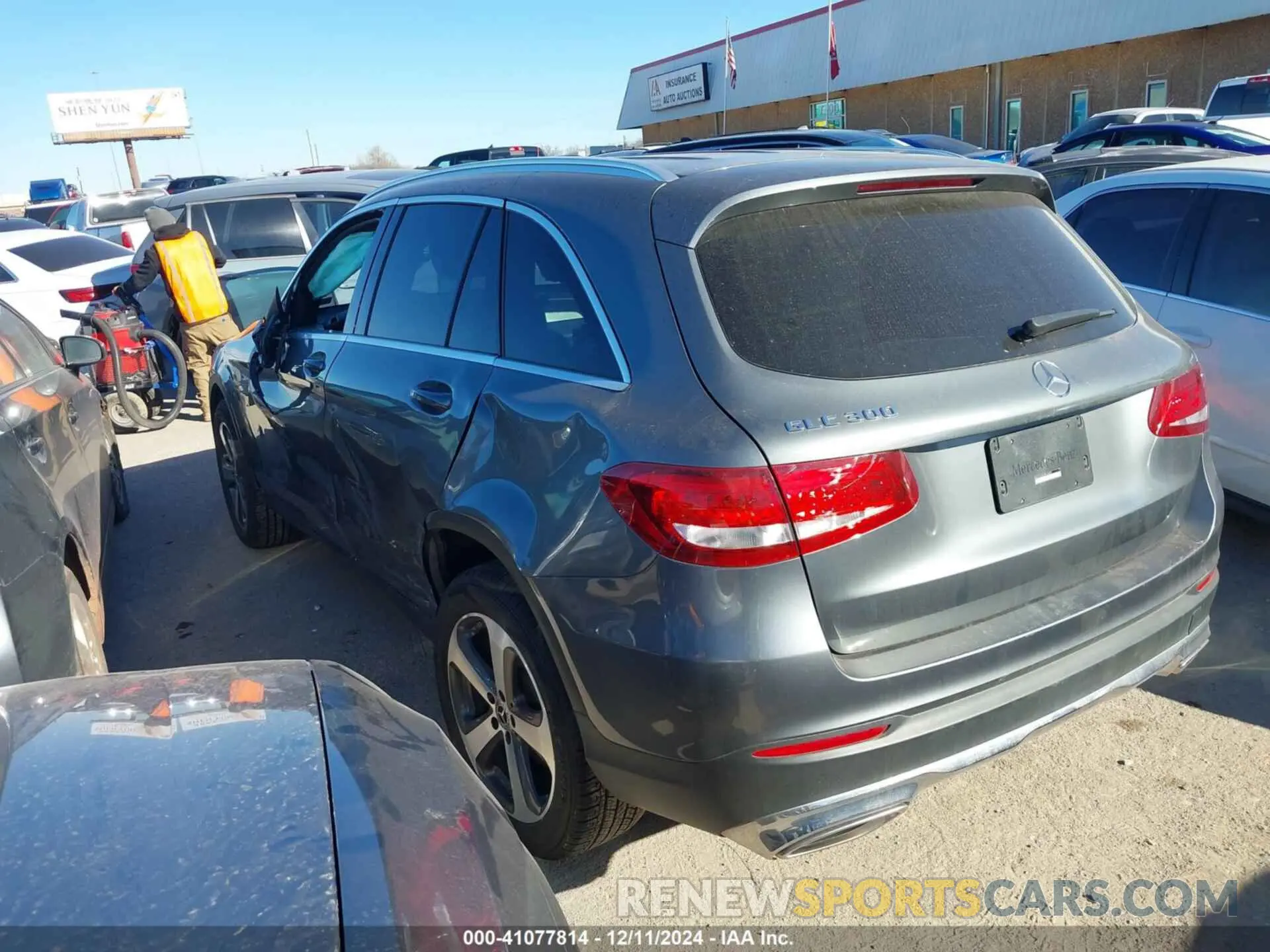 14 fotografías del automóvil dañado WDC0G4JB1KF616657 MERCEDES-BENZ GLC 300 2019