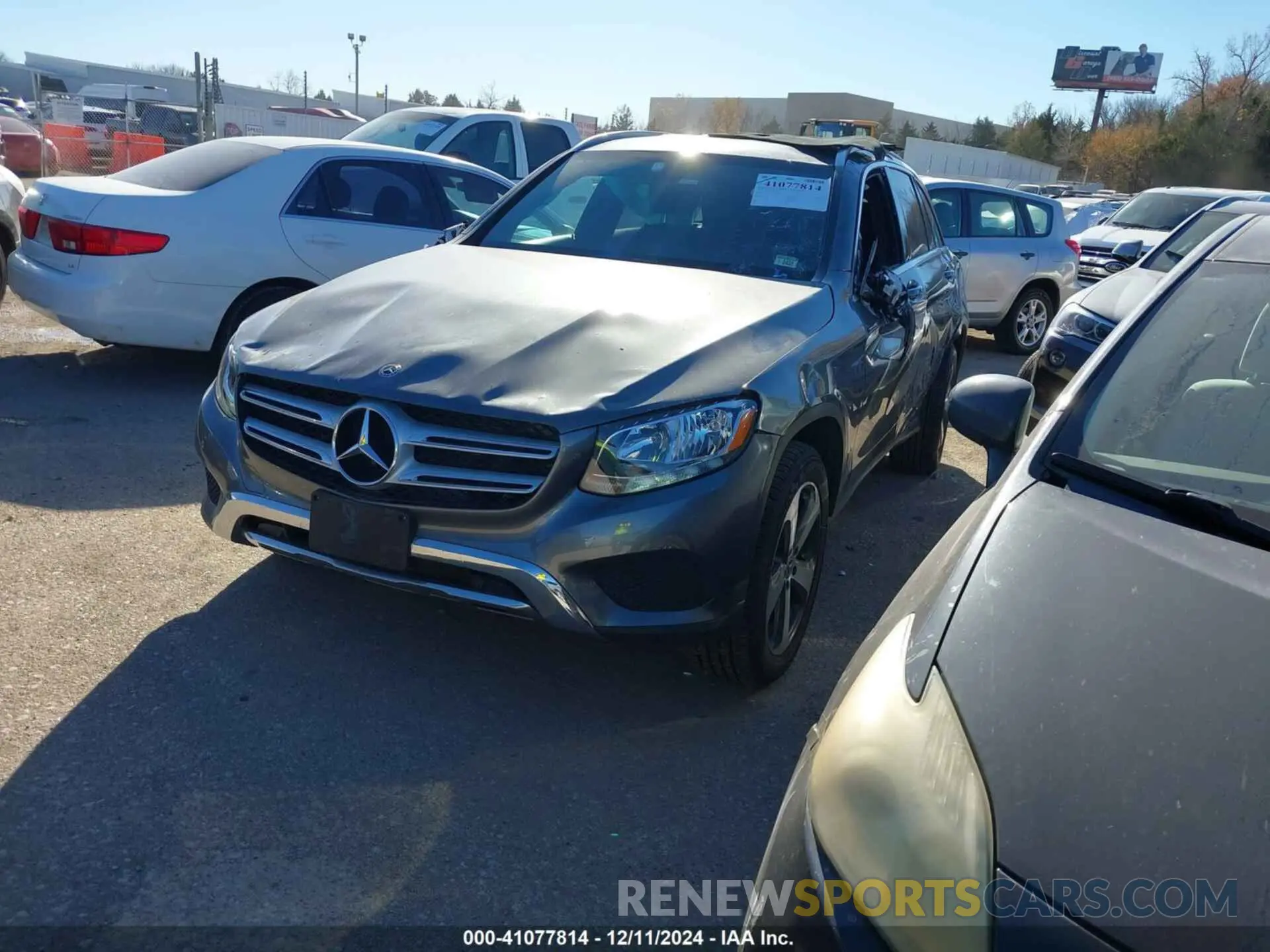 2 fotografías del automóvil dañado WDC0G4JB1KF616657 MERCEDES-BENZ GLC 300 2019
