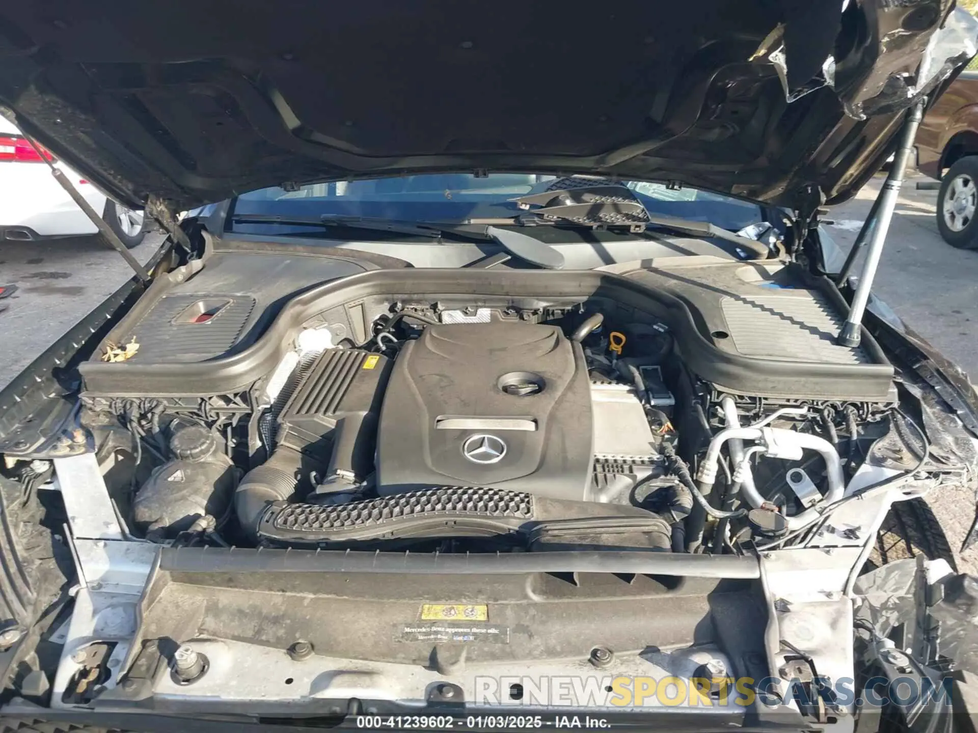 10 fotografías del automóvil dañado WDC0G4JB1KV118674 MERCEDES-BENZ GLC 300 2019