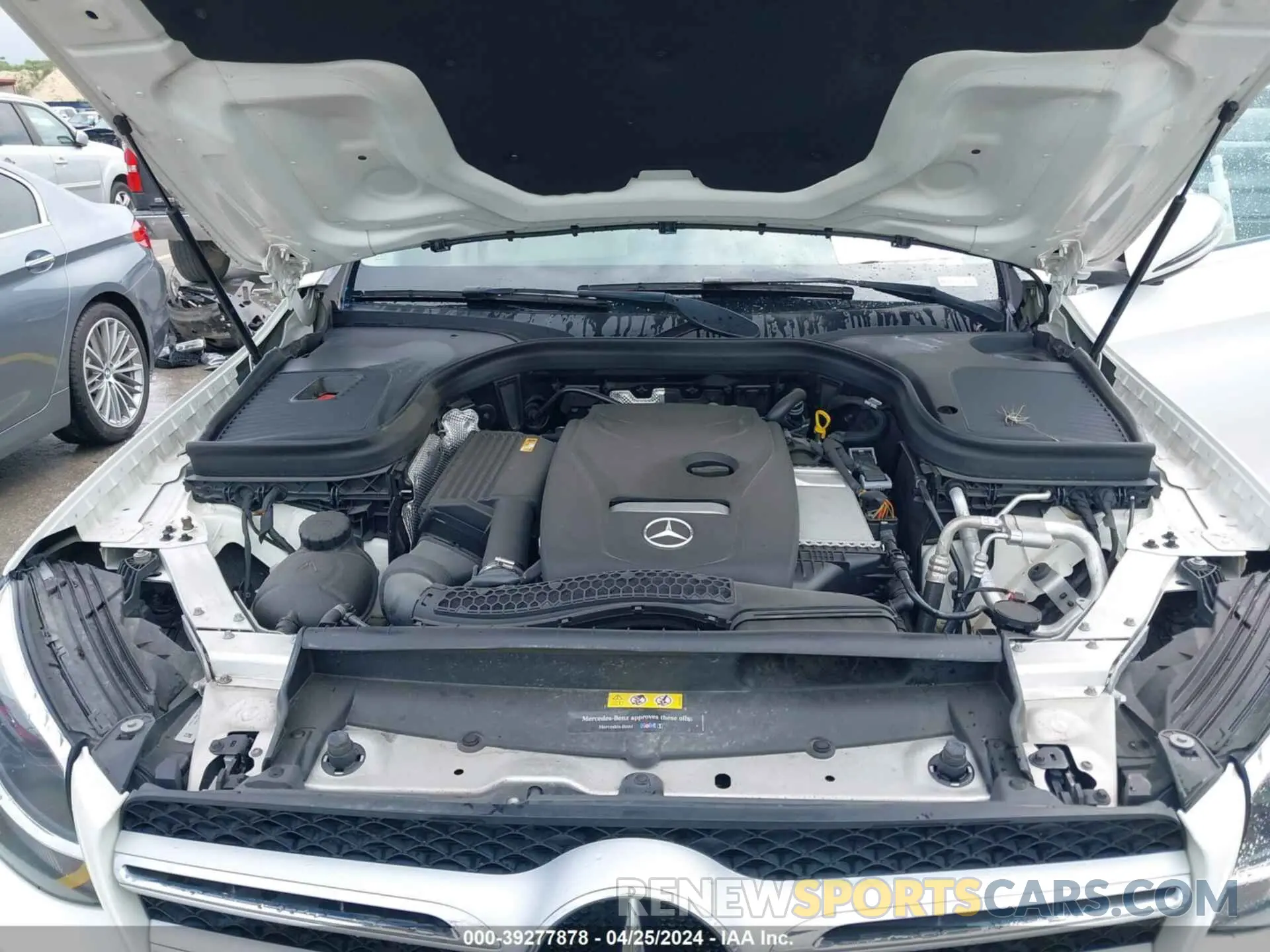 10 fotografías del automóvil dañado WDC0G4JB4KV124548 MERCEDES-BENZ GLC 300 2019