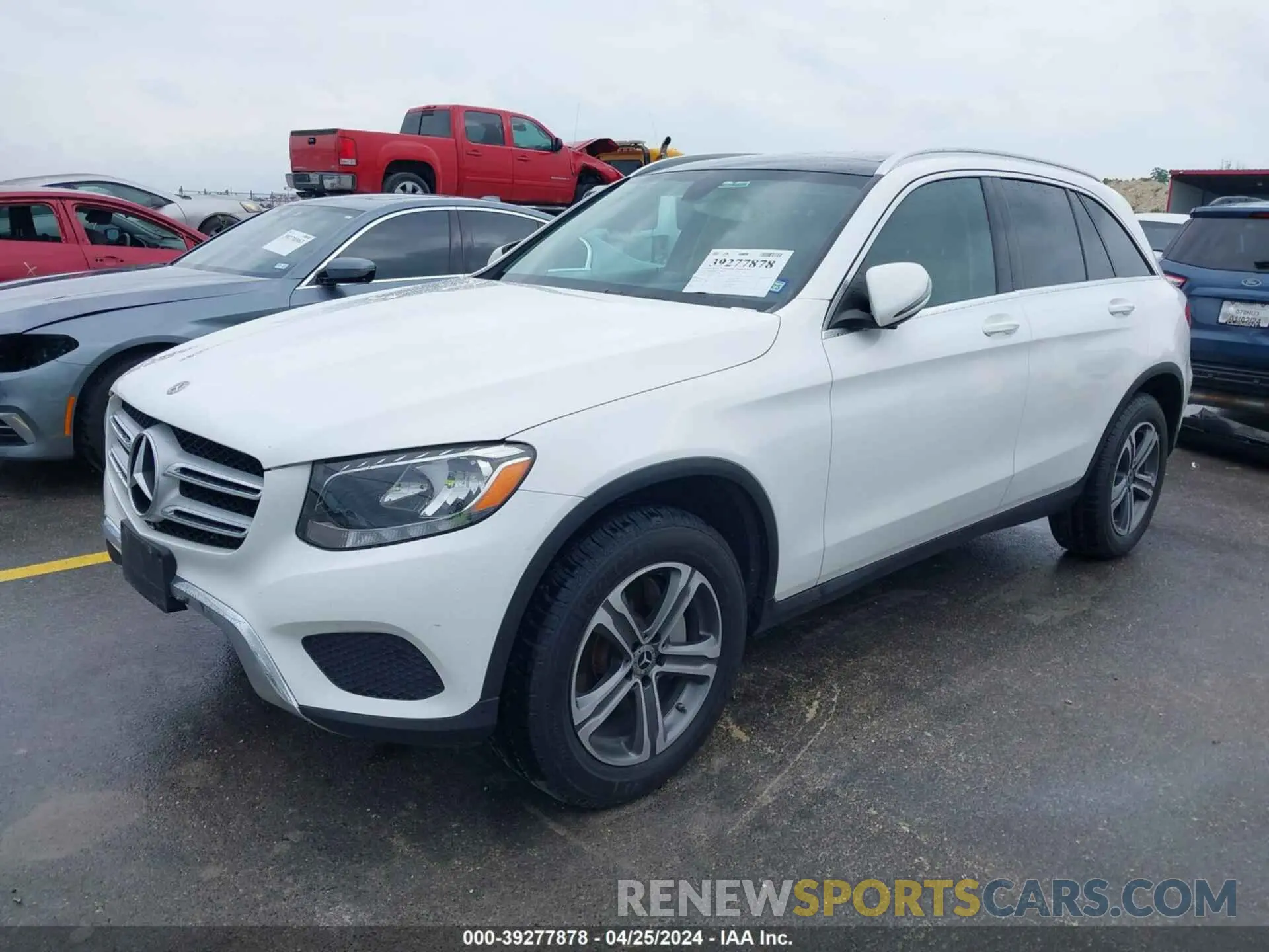 2 fotografías del automóvil dañado WDC0G4JB4KV124548 MERCEDES-BENZ GLC 300 2019