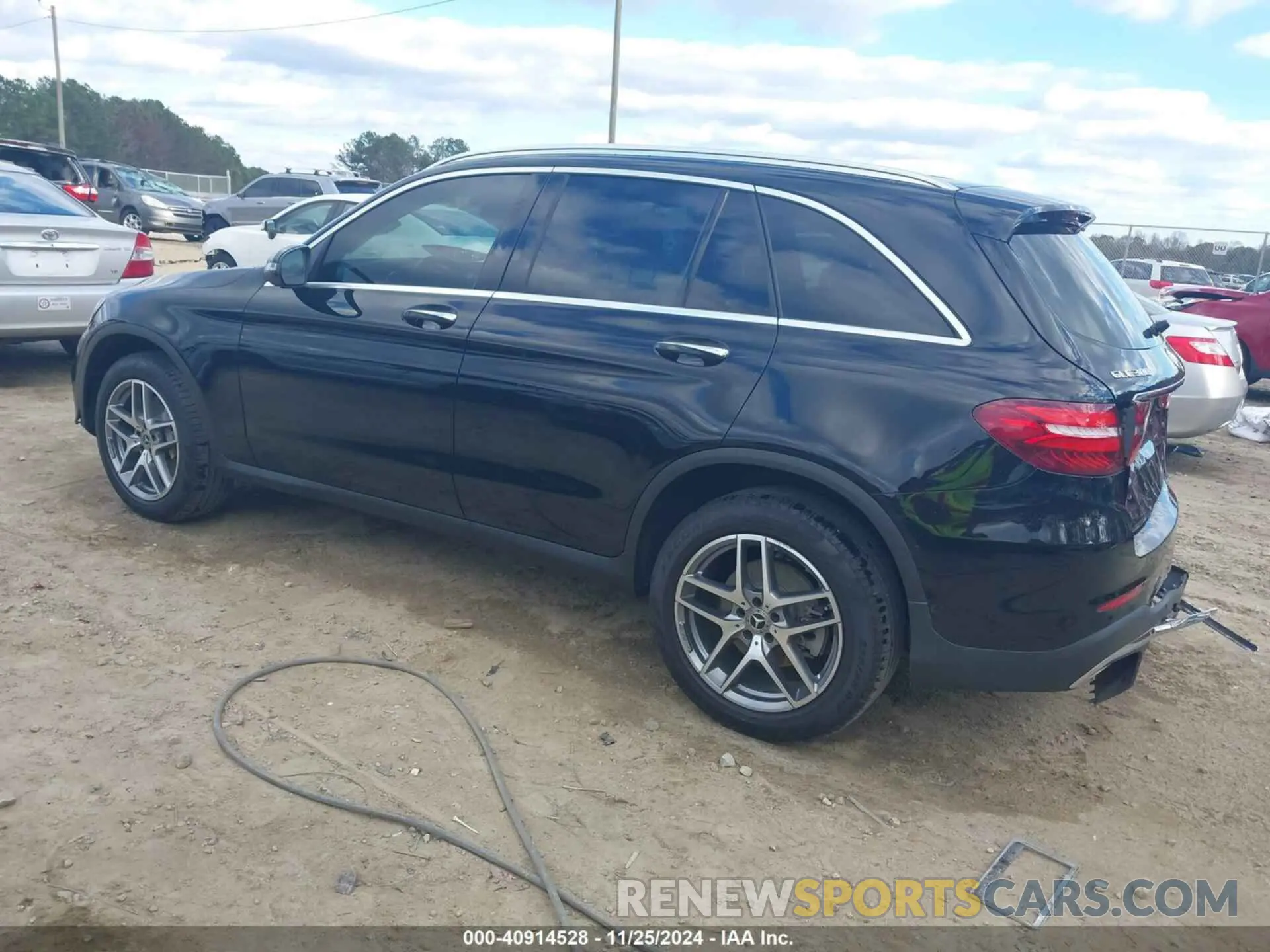 3 fotografías del automóvil dañado WDC0G4JB4KV145903 MERCEDES-BENZ GLC 300 2019