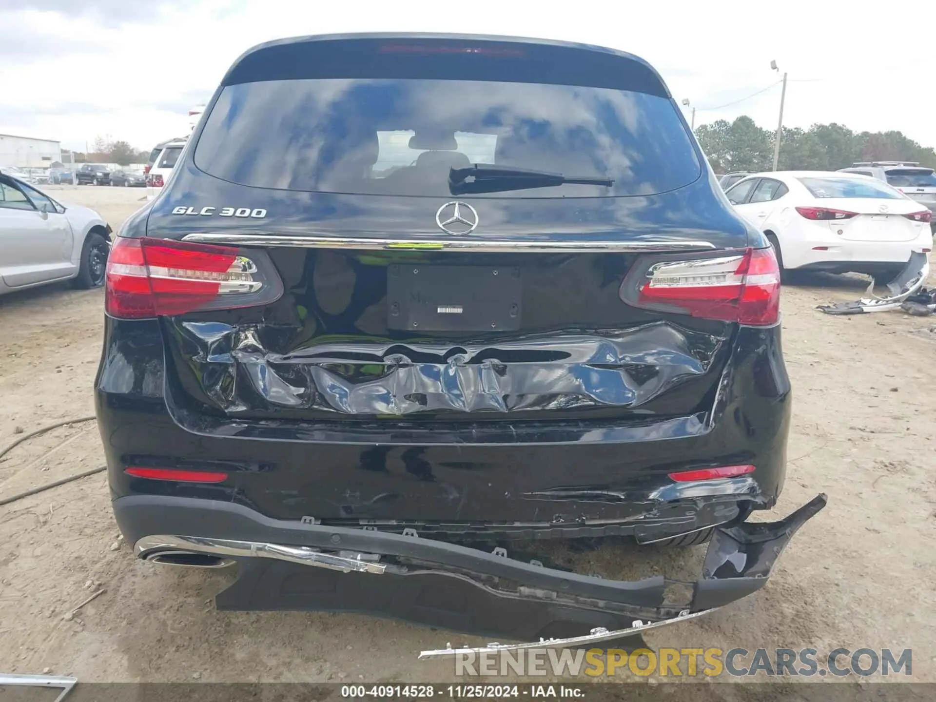 6 fotografías del automóvil dañado WDC0G4JB4KV145903 MERCEDES-BENZ GLC 300 2019