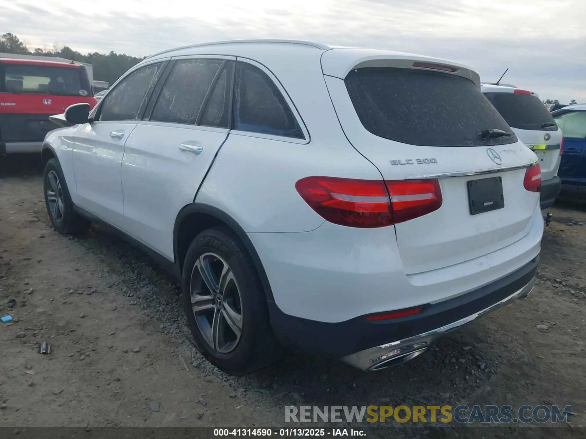 3 fotografías del automóvil dañado WDC0G4JB5K1000716 MERCEDES-BENZ GLC 300 2019