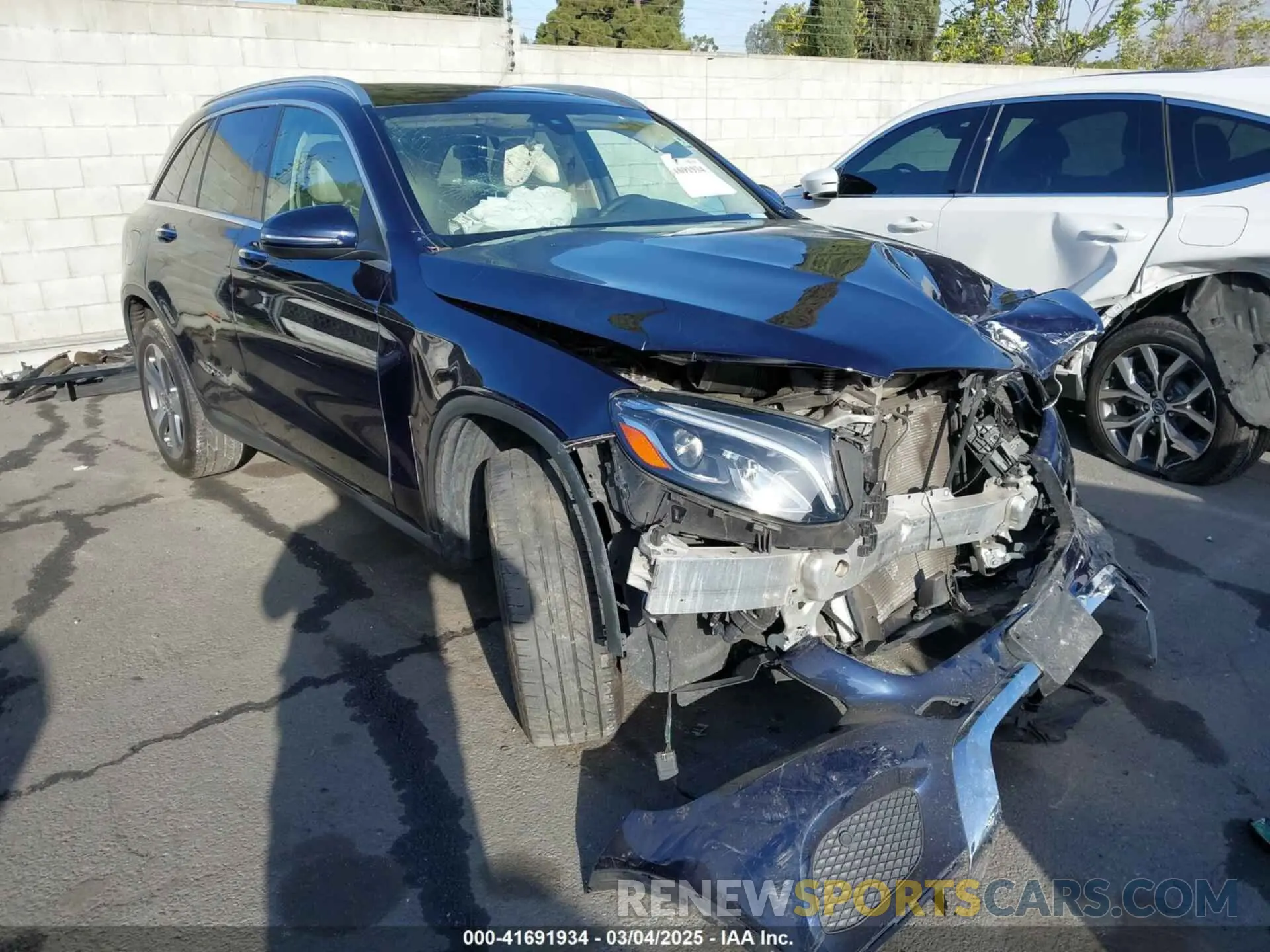 1 fotografías del automóvil dañado WDC0G4JB6KF567472 MERCEDES-BENZ GLC 300 2019