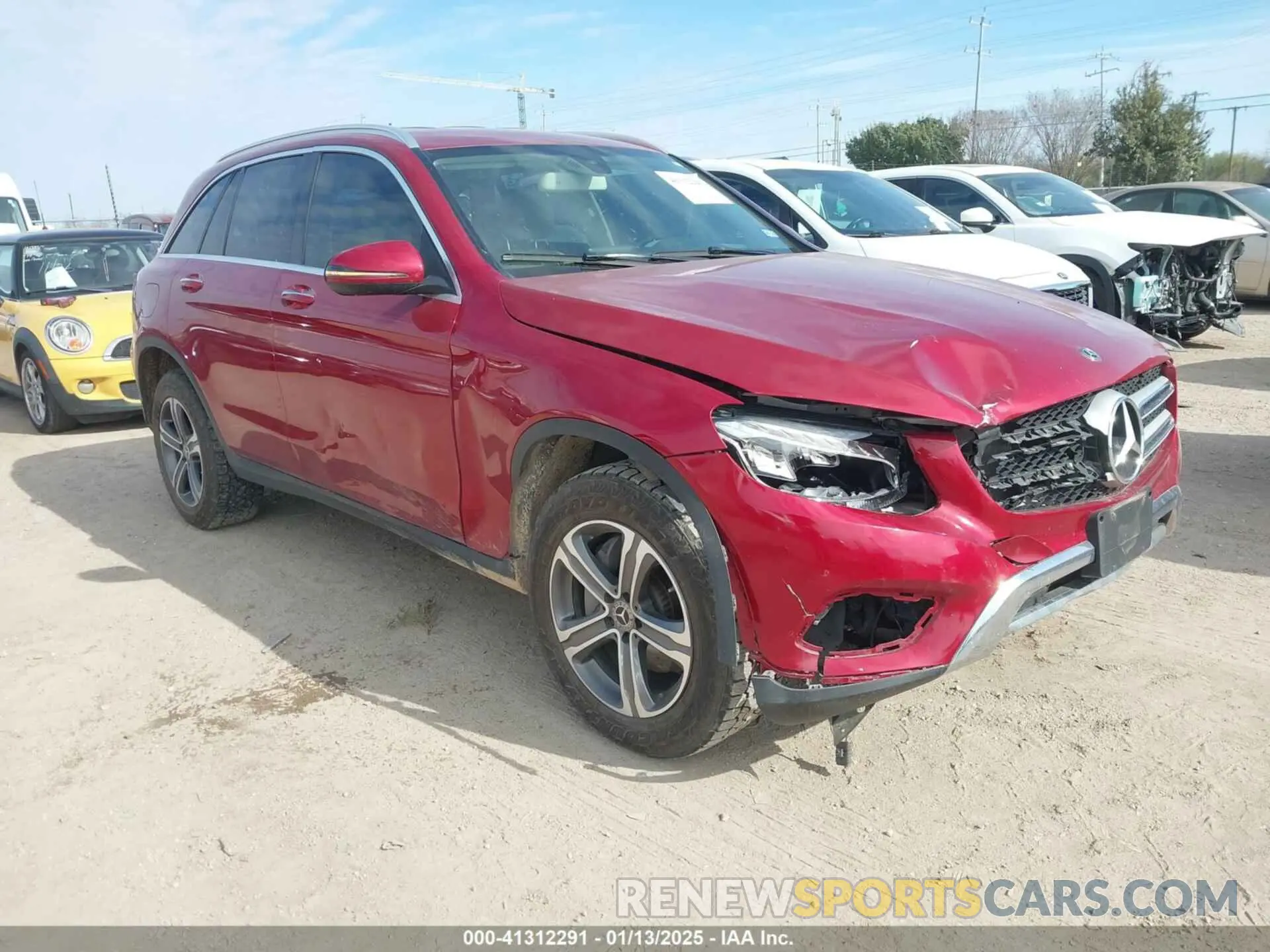 1 fotografías del automóvil dañado WDC0G4JB6KV128942 MERCEDES-BENZ GLC 300 2019