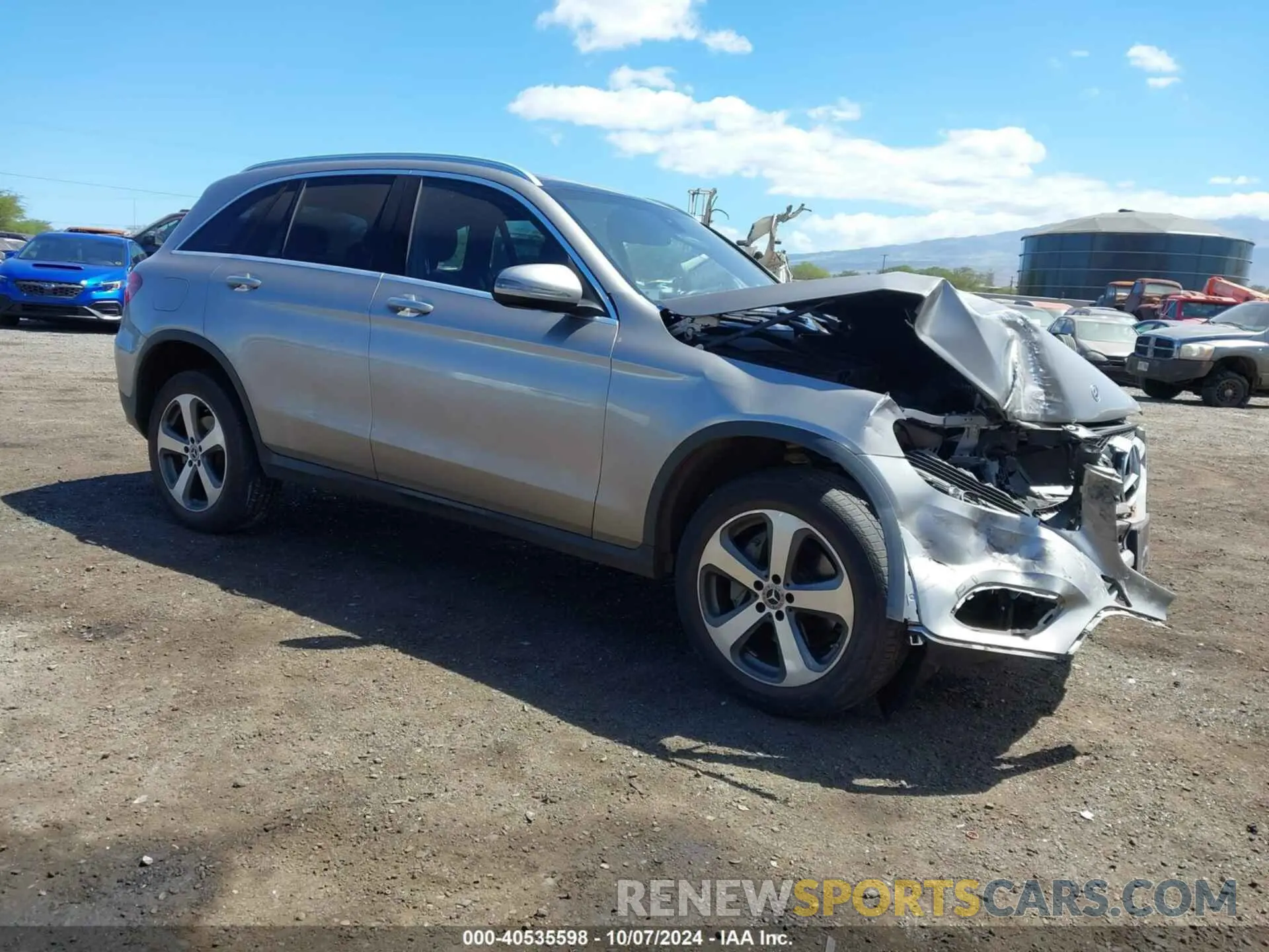 1 fotografías del automóvil dañado WDC0G4JB8KF599386 MERCEDES-BENZ GLC 300 2019