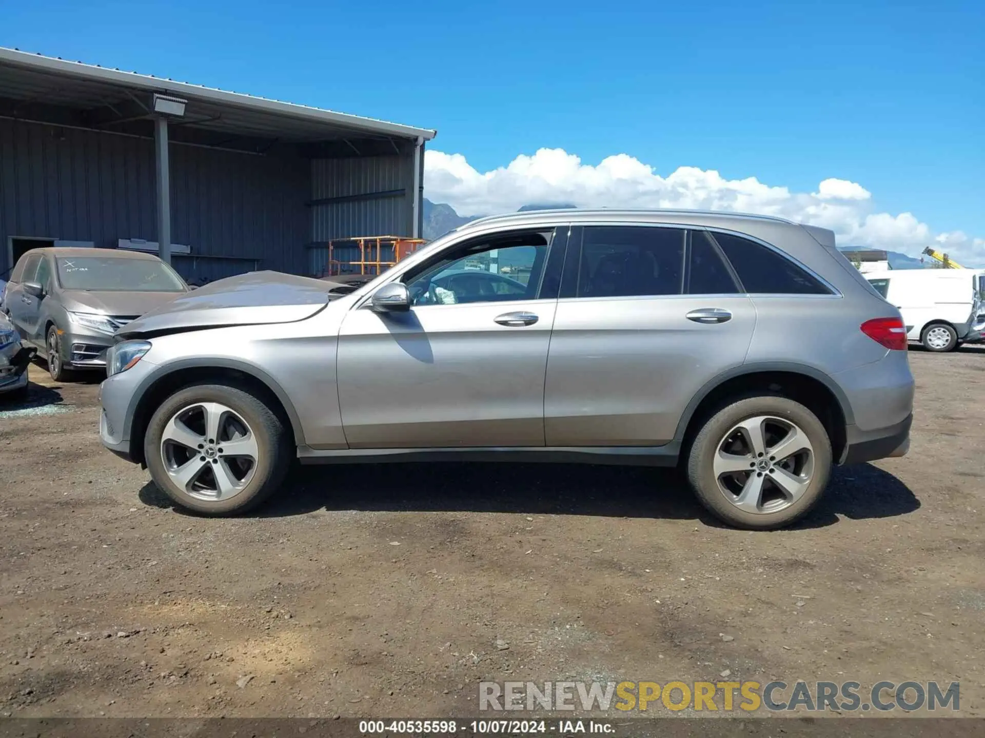 13 fotografías del automóvil dañado WDC0G4JB8KF599386 MERCEDES-BENZ GLC 300 2019