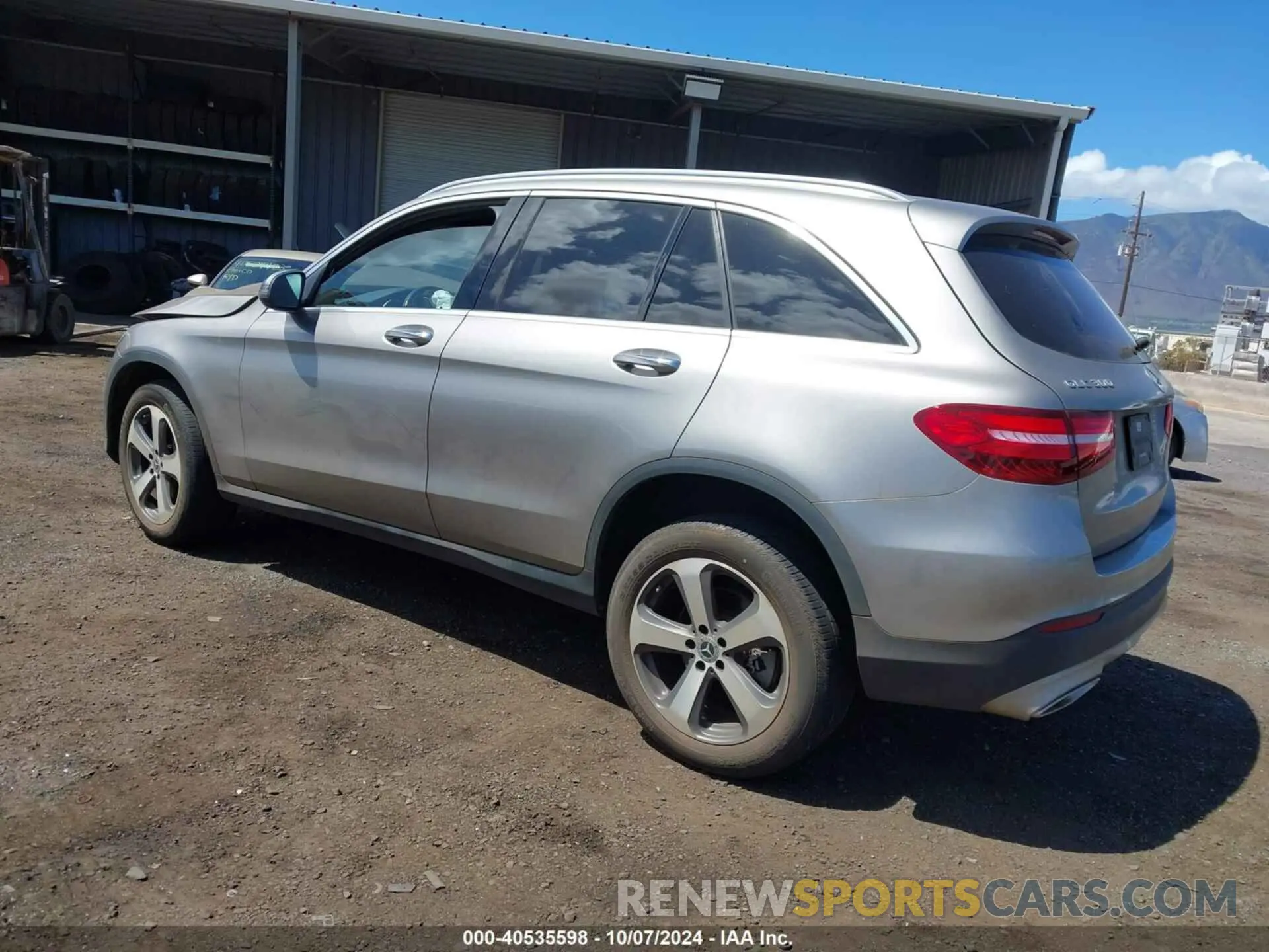 3 fotografías del automóvil dañado WDC0G4JB8KF599386 MERCEDES-BENZ GLC 300 2019