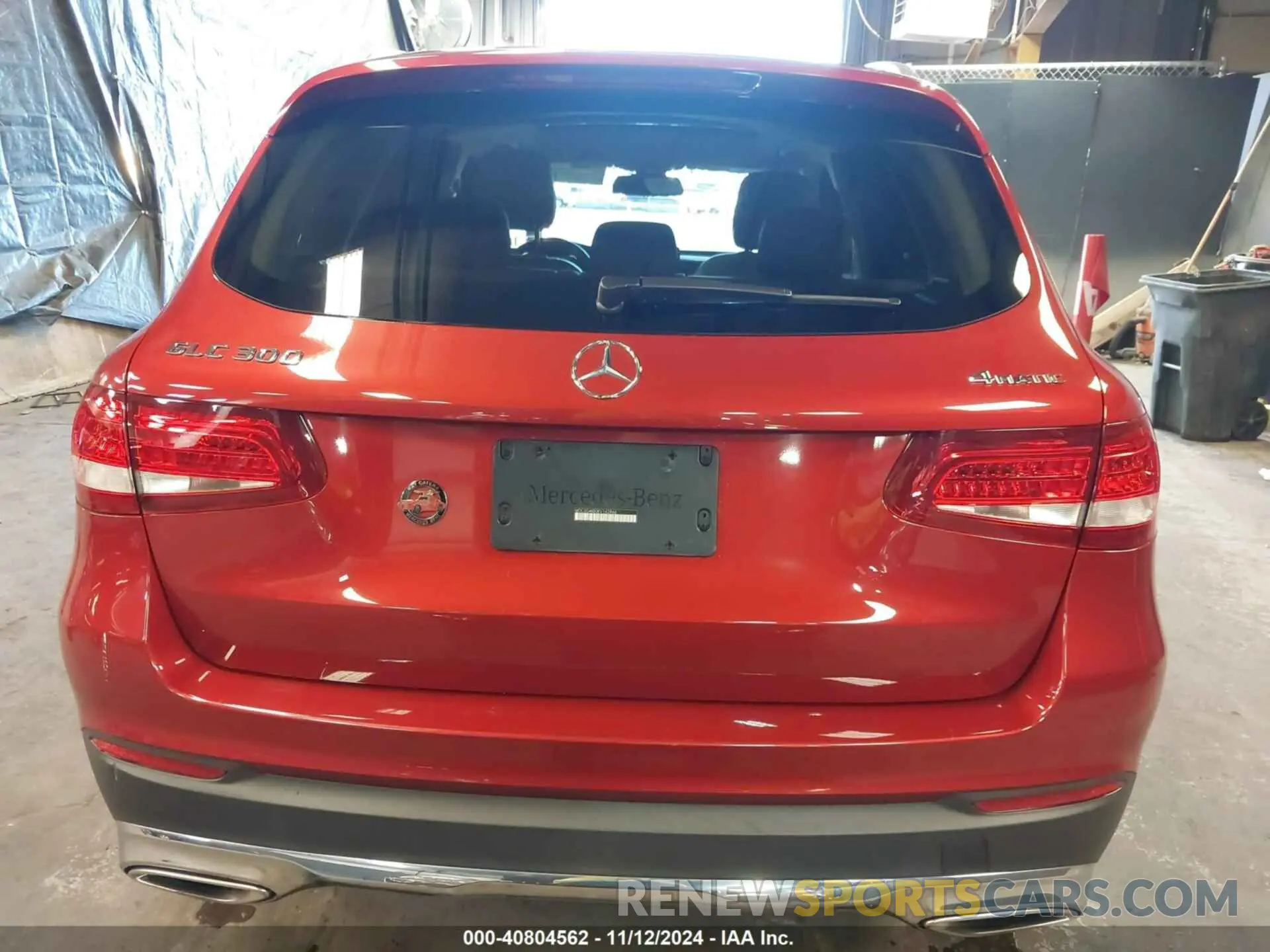 16 fotografías del automóvil dañado WDC0G4KB0KV142866 MERCEDES-BENZ GLC 300 2019