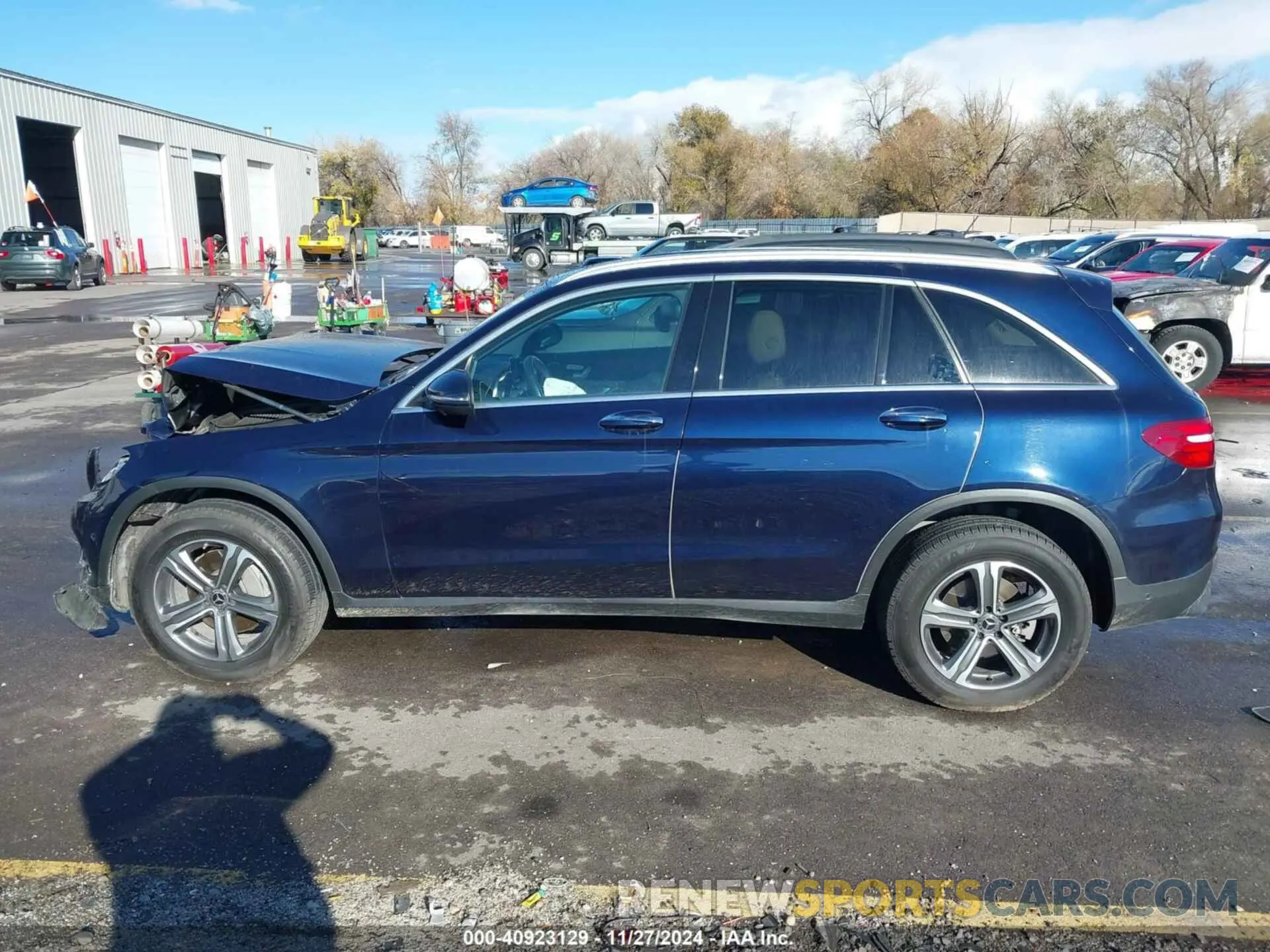 13 fotografías del automóvil dañado WDC0G4KB1KV176055 MERCEDES-BENZ GLC 300 2019