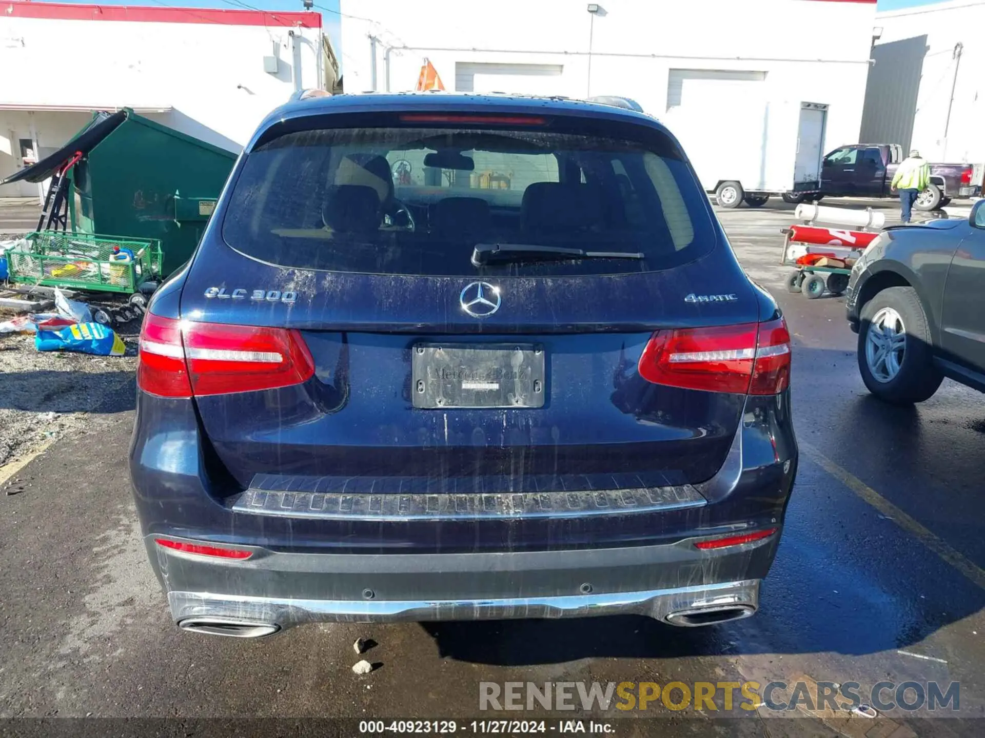 15 fotografías del automóvil dañado WDC0G4KB1KV176055 MERCEDES-BENZ GLC 300 2019
