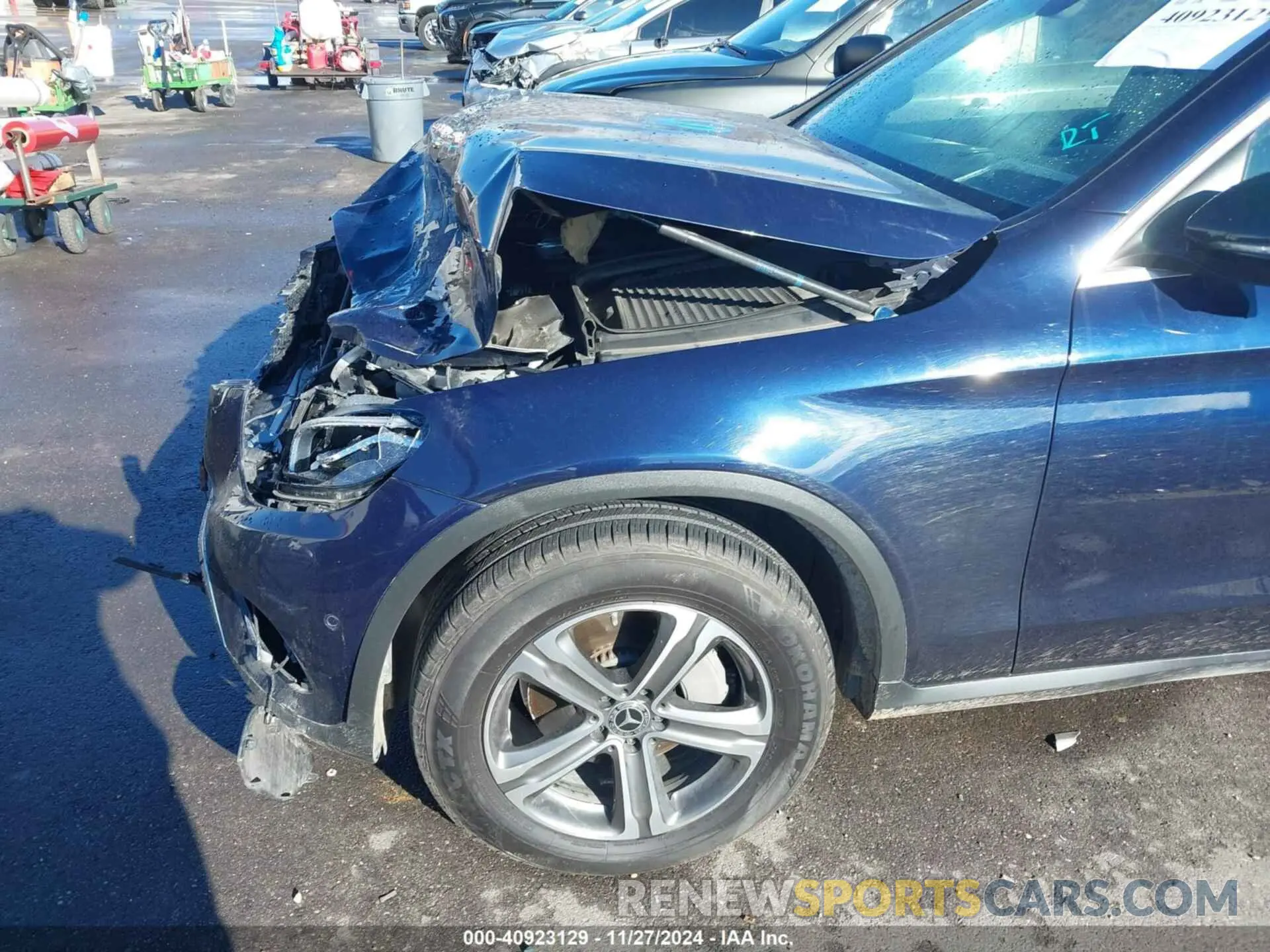 6 fotografías del automóvil dañado WDC0G4KB1KV176055 MERCEDES-BENZ GLC 300 2019