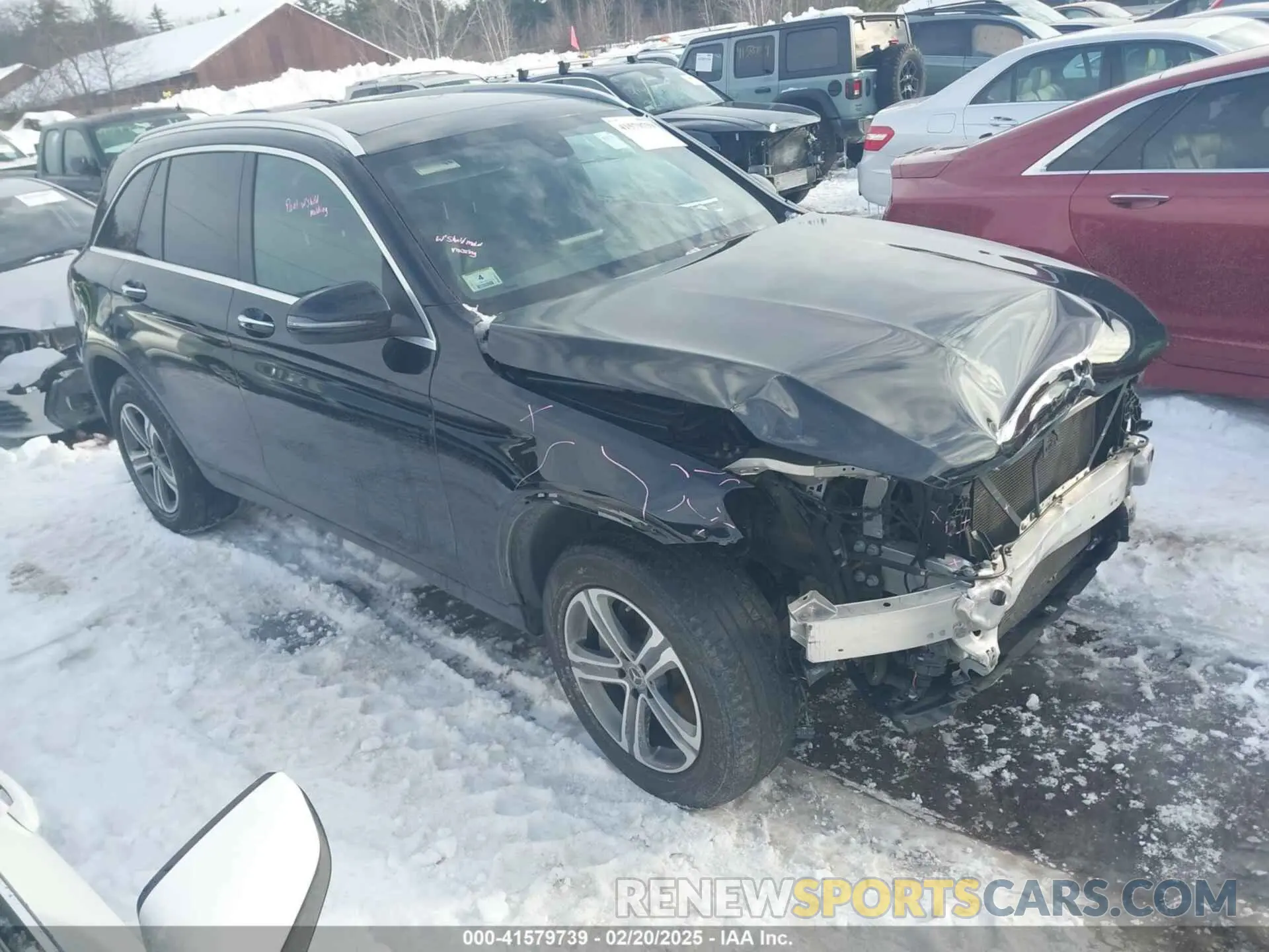 1 fotografías del automóvil dañado WDC0G4KB2KF659032 MERCEDES-BENZ GLC 300 2019