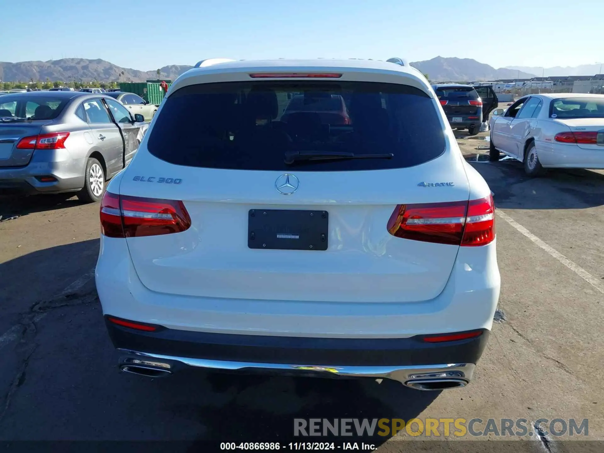 17 fotografías del automóvil dañado WDC0G4KB4KV167768 MERCEDES-BENZ GLC 300 2019