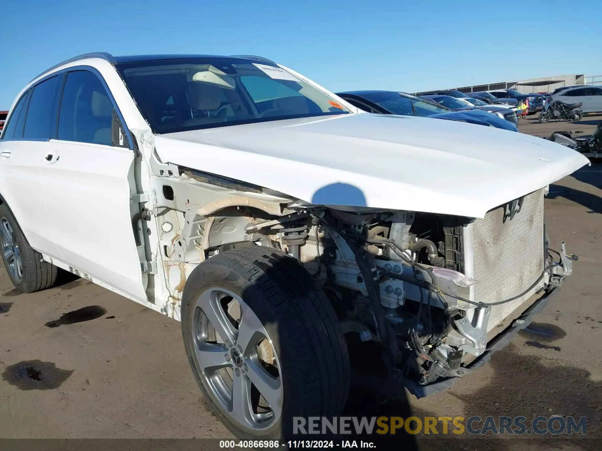 6 fotografías del automóvil dañado WDC0G4KB4KV167768 MERCEDES-BENZ GLC 300 2019