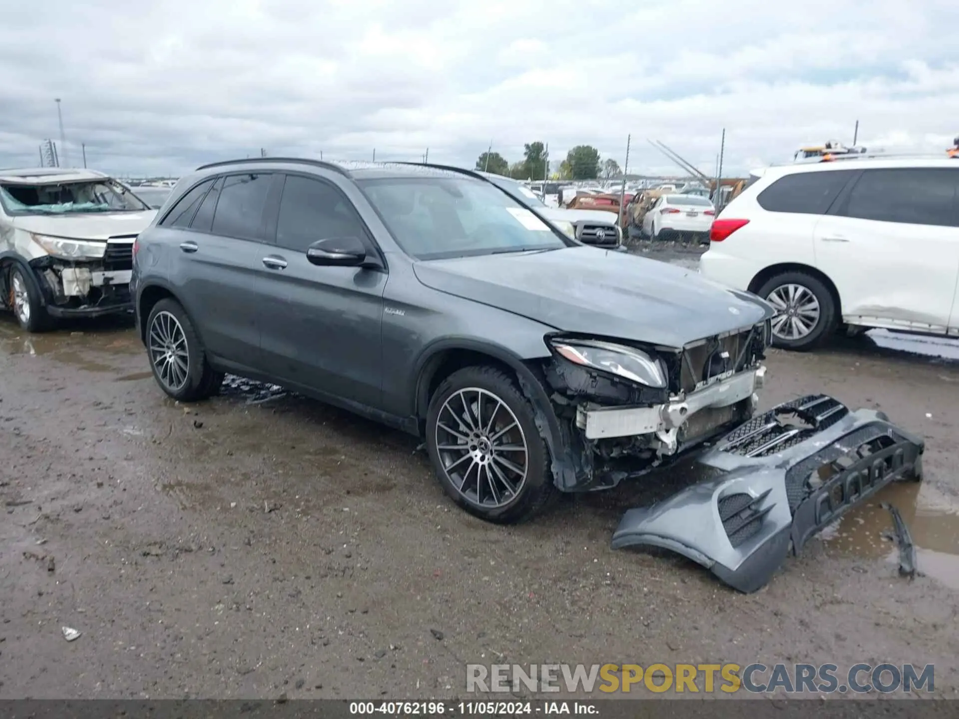 1 fotografías del automóvil dañado WDC0G4KB4KV191259 MERCEDES-BENZ GLC 300 2019