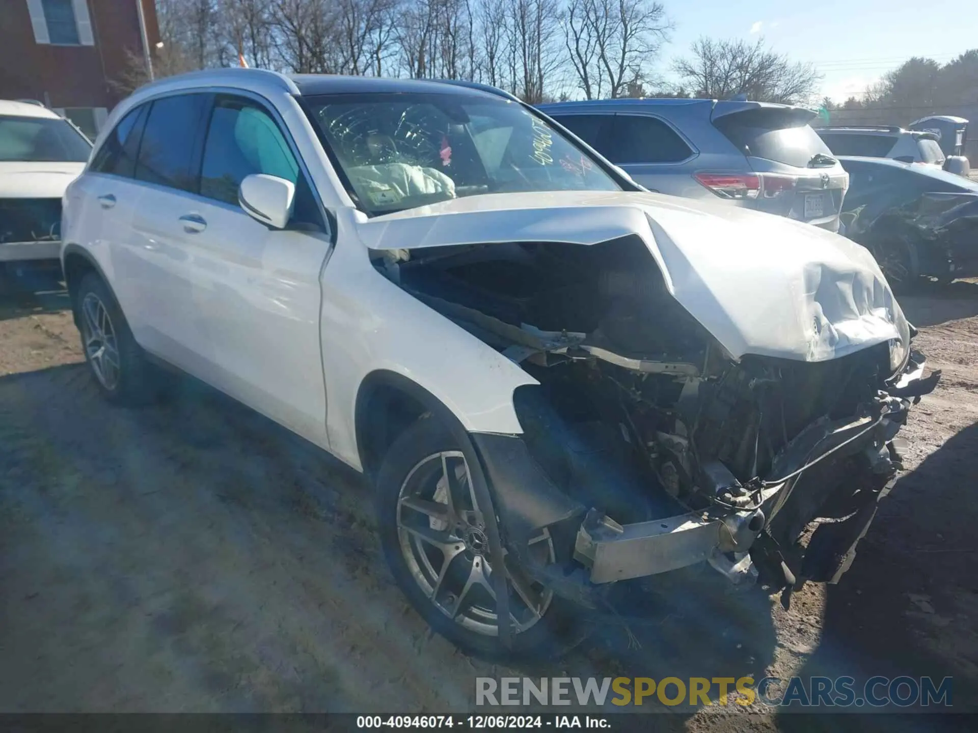 1 fotografías del automóvil dañado WDC0G4KB7KV146901 MERCEDES-BENZ GLC 300 2019