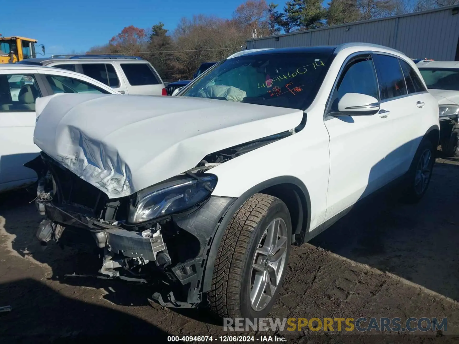 2 fotografías del automóvil dañado WDC0G4KB7KV146901 MERCEDES-BENZ GLC 300 2019